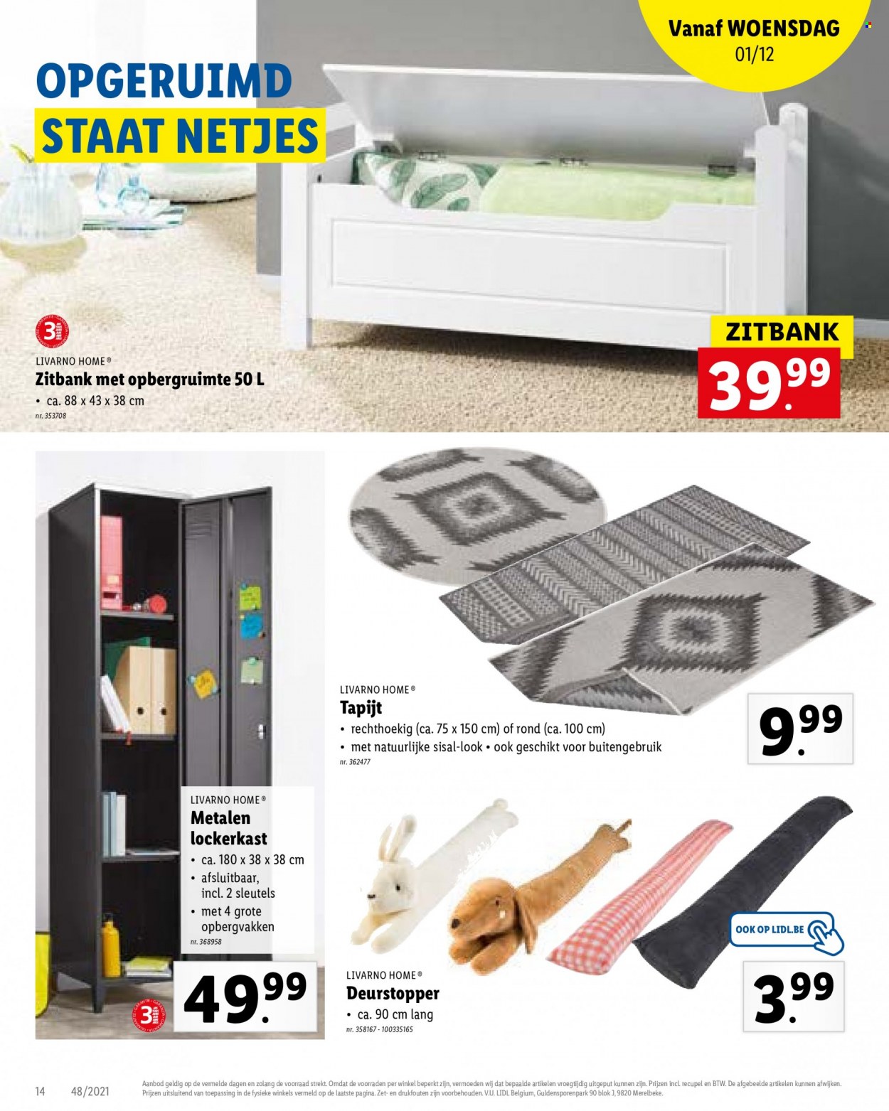 Catalogue Lidl - 29.11.2021 - 4.12.2021. Page 14.