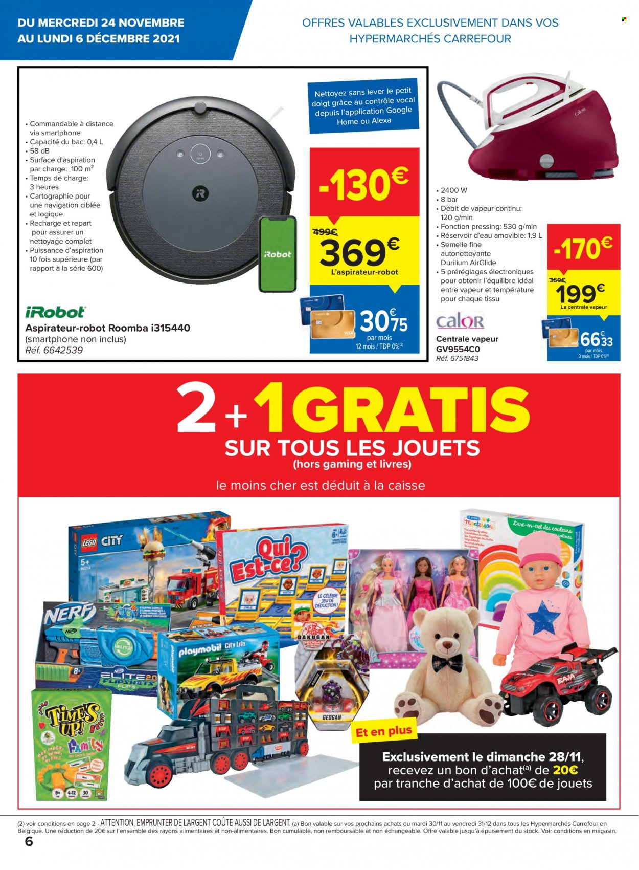 Catalogue Carrefour hypermarkt - 24.11.2021 - 6.12.2021. Page 6.