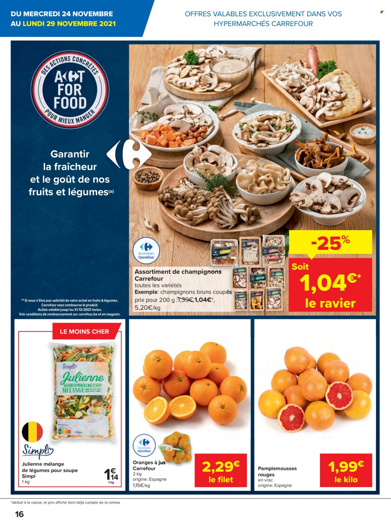 Catalogue Carrefour hypermarkt - 24.11.2021 - 6.12.2021. Page 16.