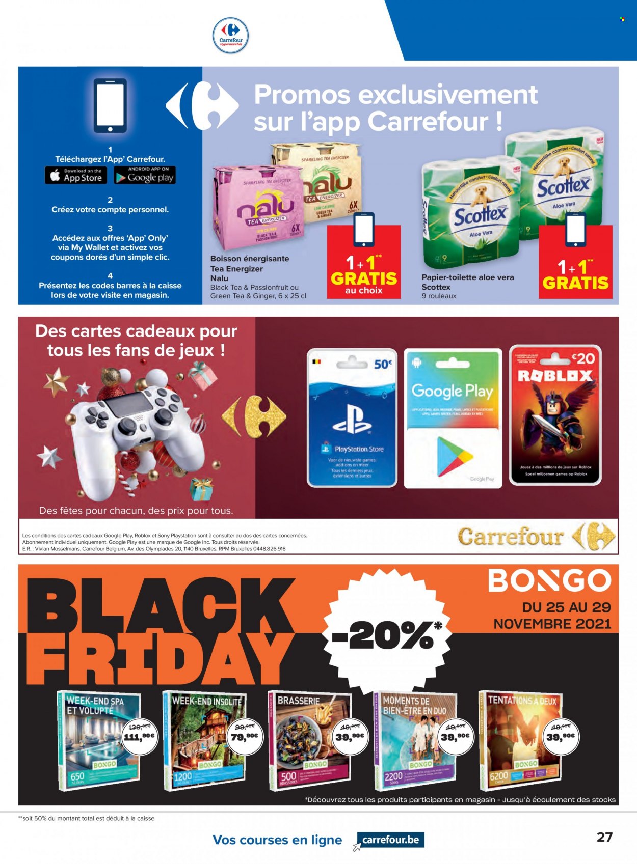 Catalogue Carrefour hypermarkt - 24.11.2021 - 6.12.2021. Page 27.
