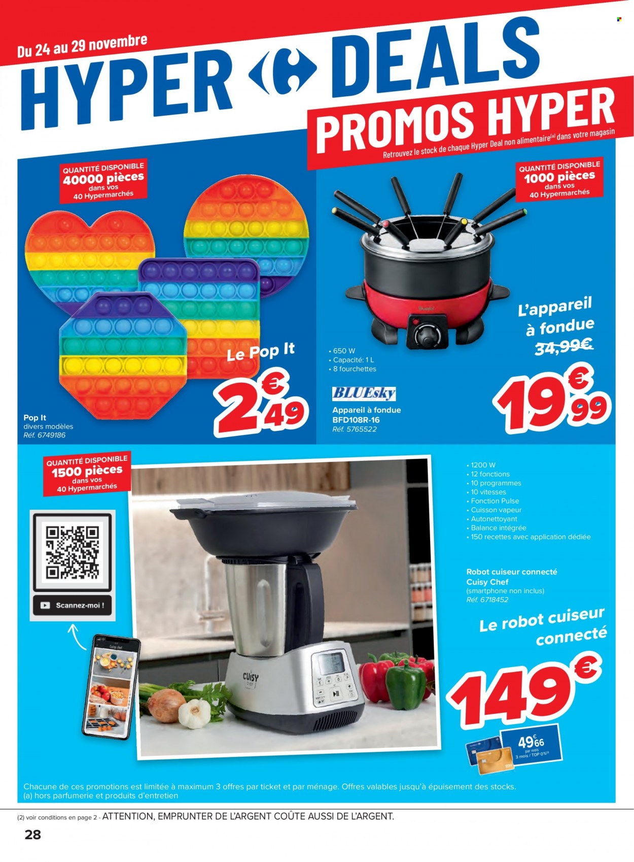 Catalogue Carrefour hypermarkt - 24.11.2021 - 6.12.2021. Page 28.