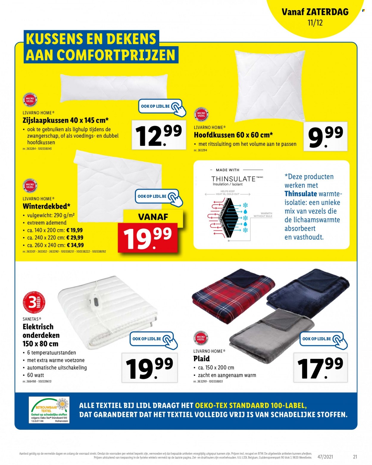 Catalogue Lidl - 6.12.2021 - 11.12.2021. Page 21.