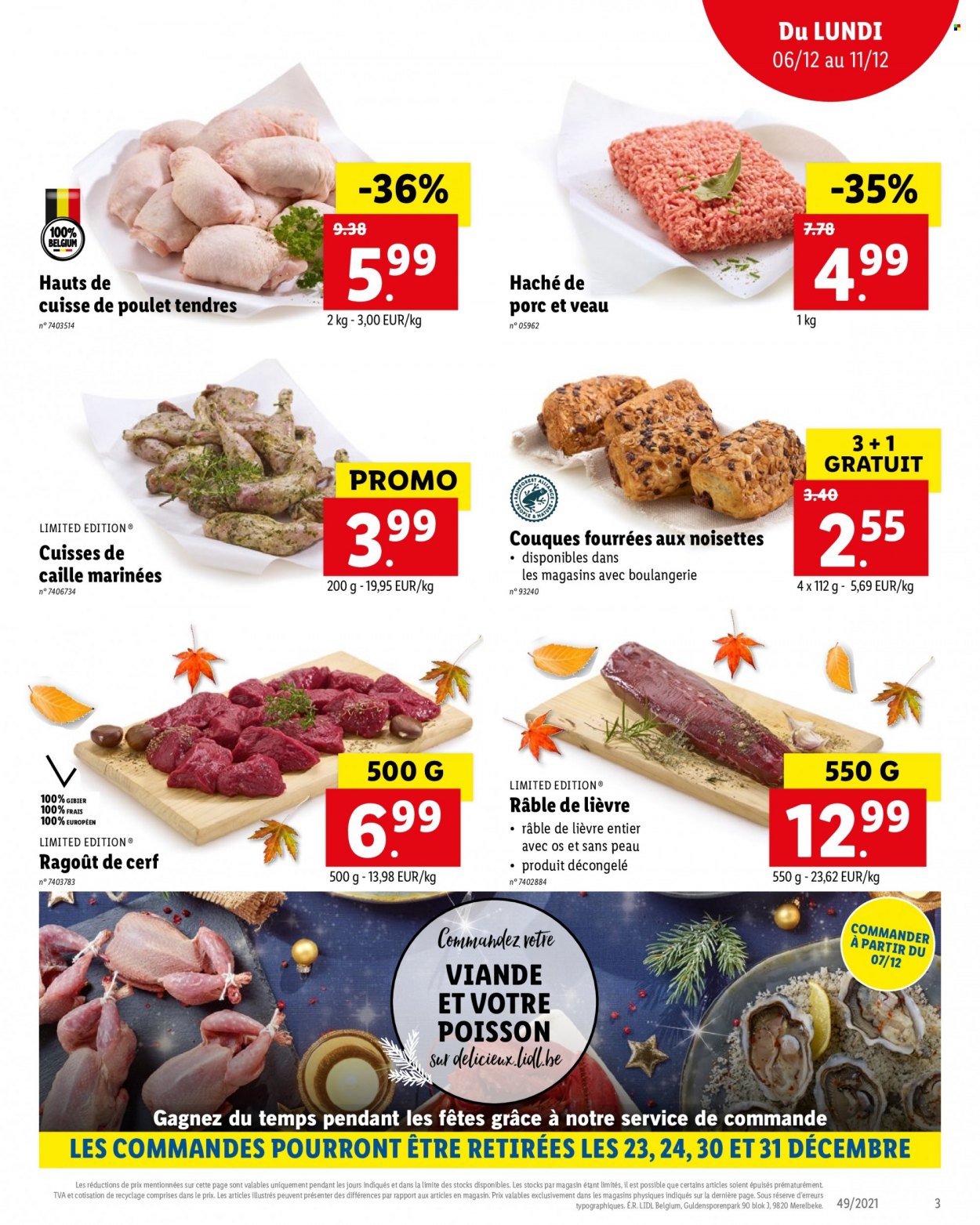 Catalogue Lidl - 6.12.2021 - 11.12.2021. Page 3.