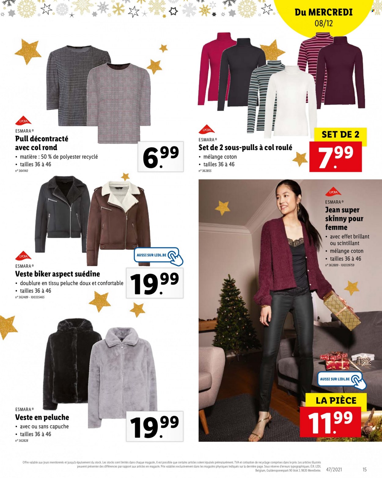 Catalogue Lidl - 6.12.2021 - 11.12.2021. Page 15.