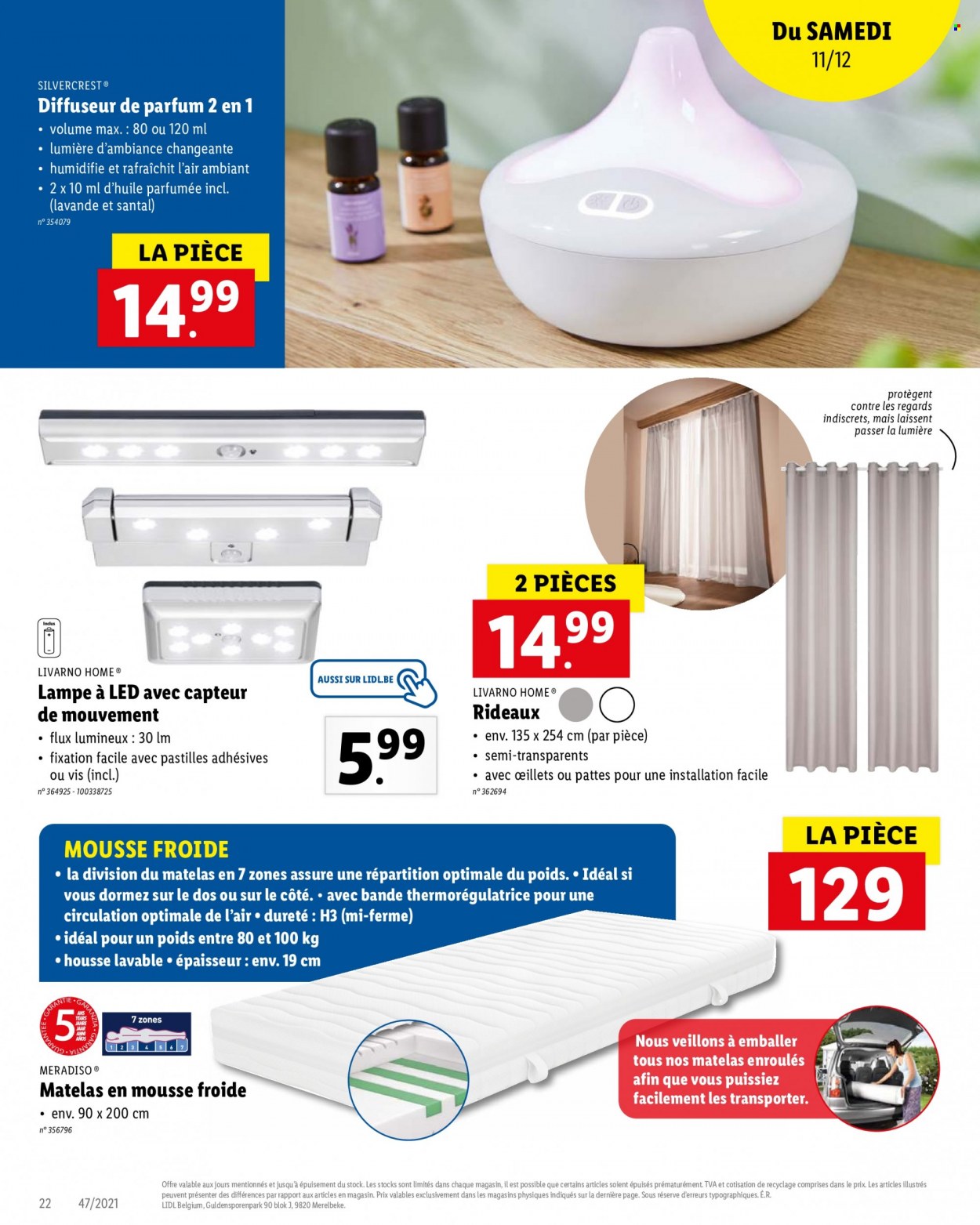 Catalogue Lidl - 6.12.2021 - 11.12.2021. Page 22.
