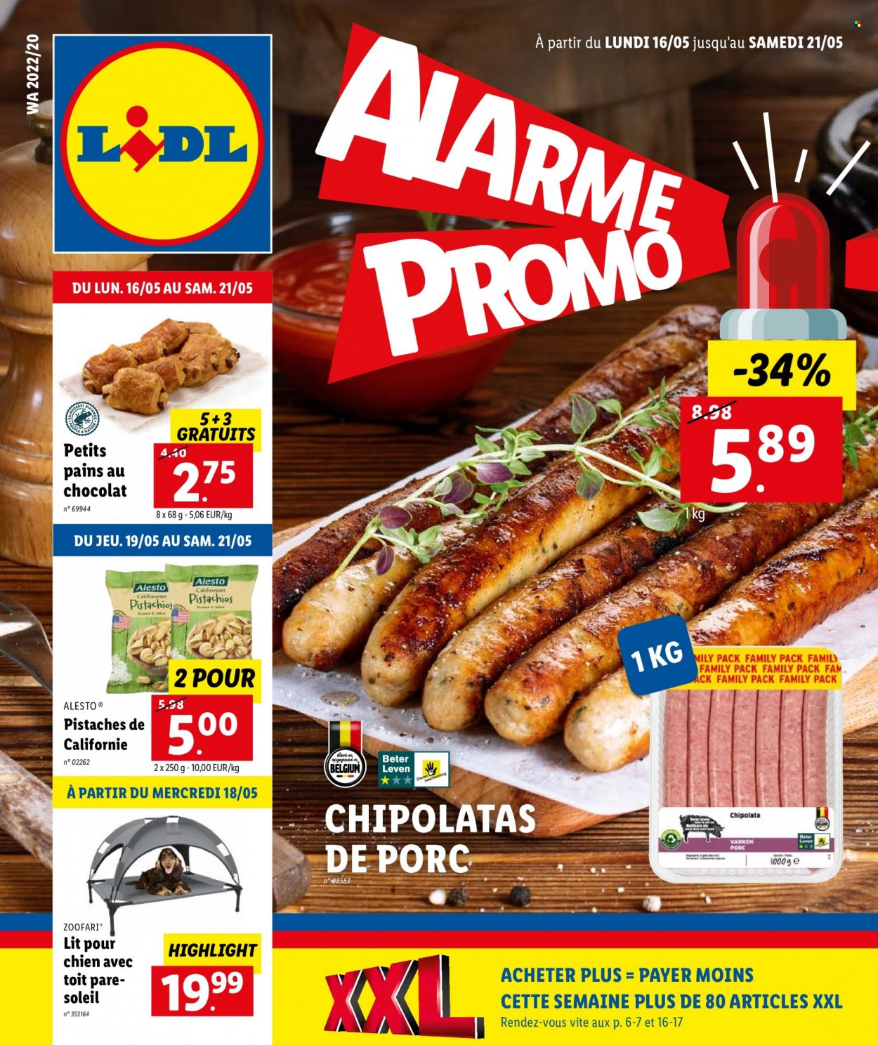 Catalogue Lidl - 16.5.2022 - 21.5.2022. Page 1.