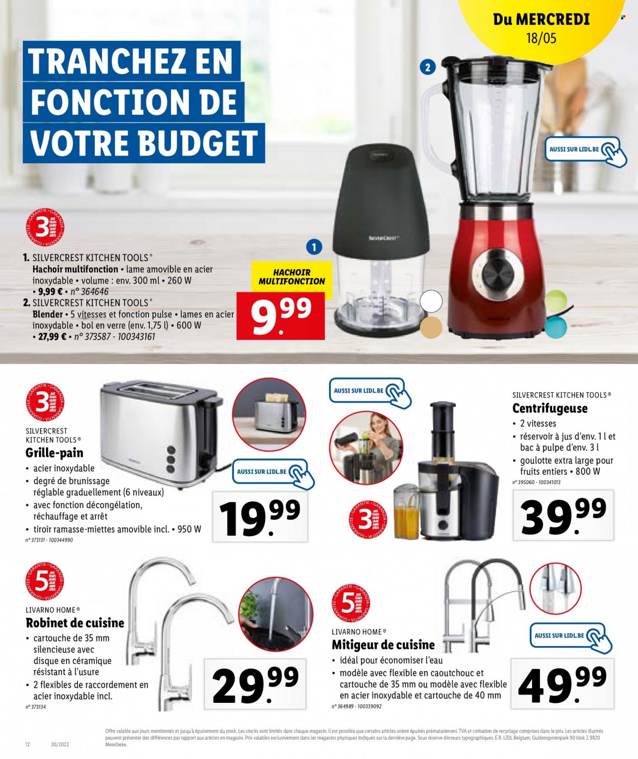 Catalogue Lidl - 16.5.2022 - 21.5.2022. Page 12.