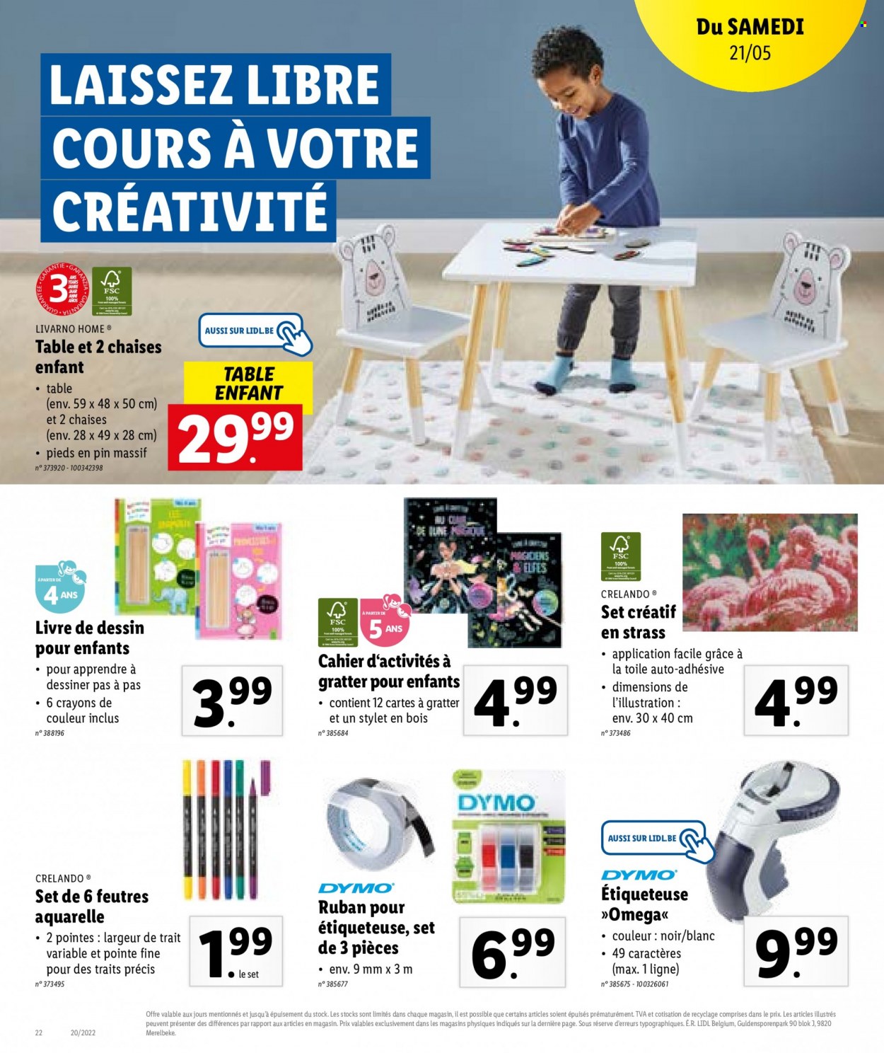 Catalogue Lidl - 16.5.2022 - 21.5.2022. Page 22.