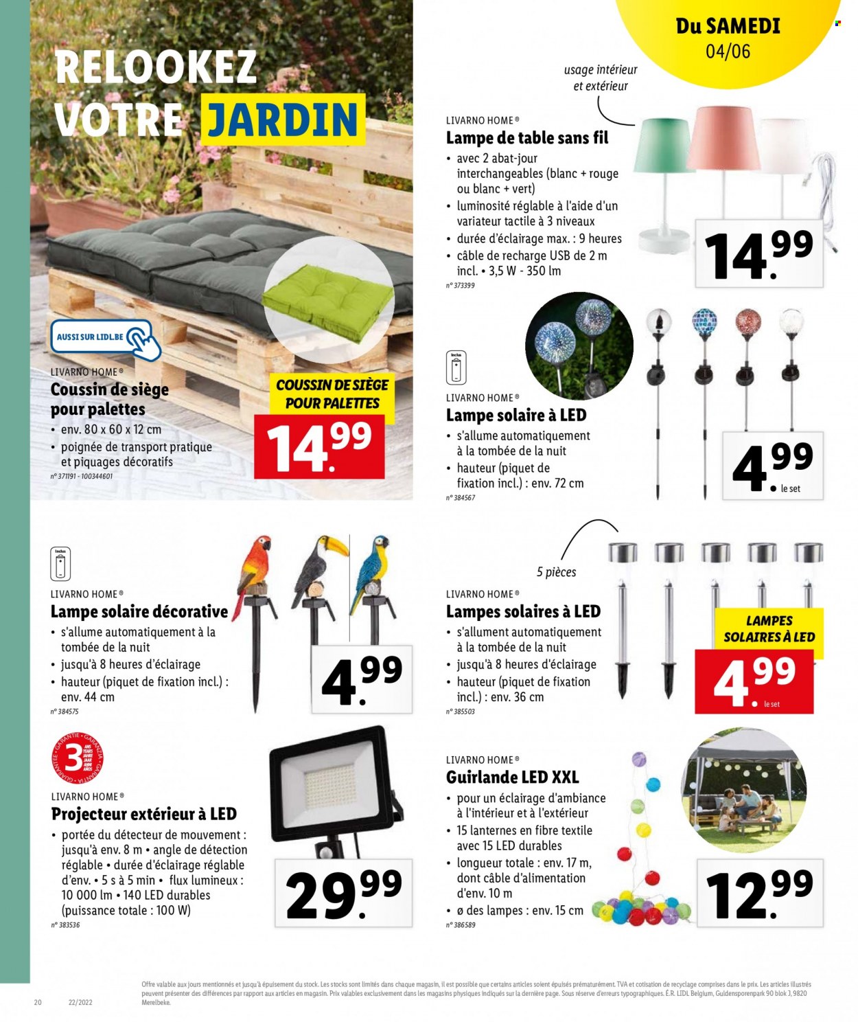 Catalogue Lidl - 30.5.2022 - 4.6.2022. Page 20.