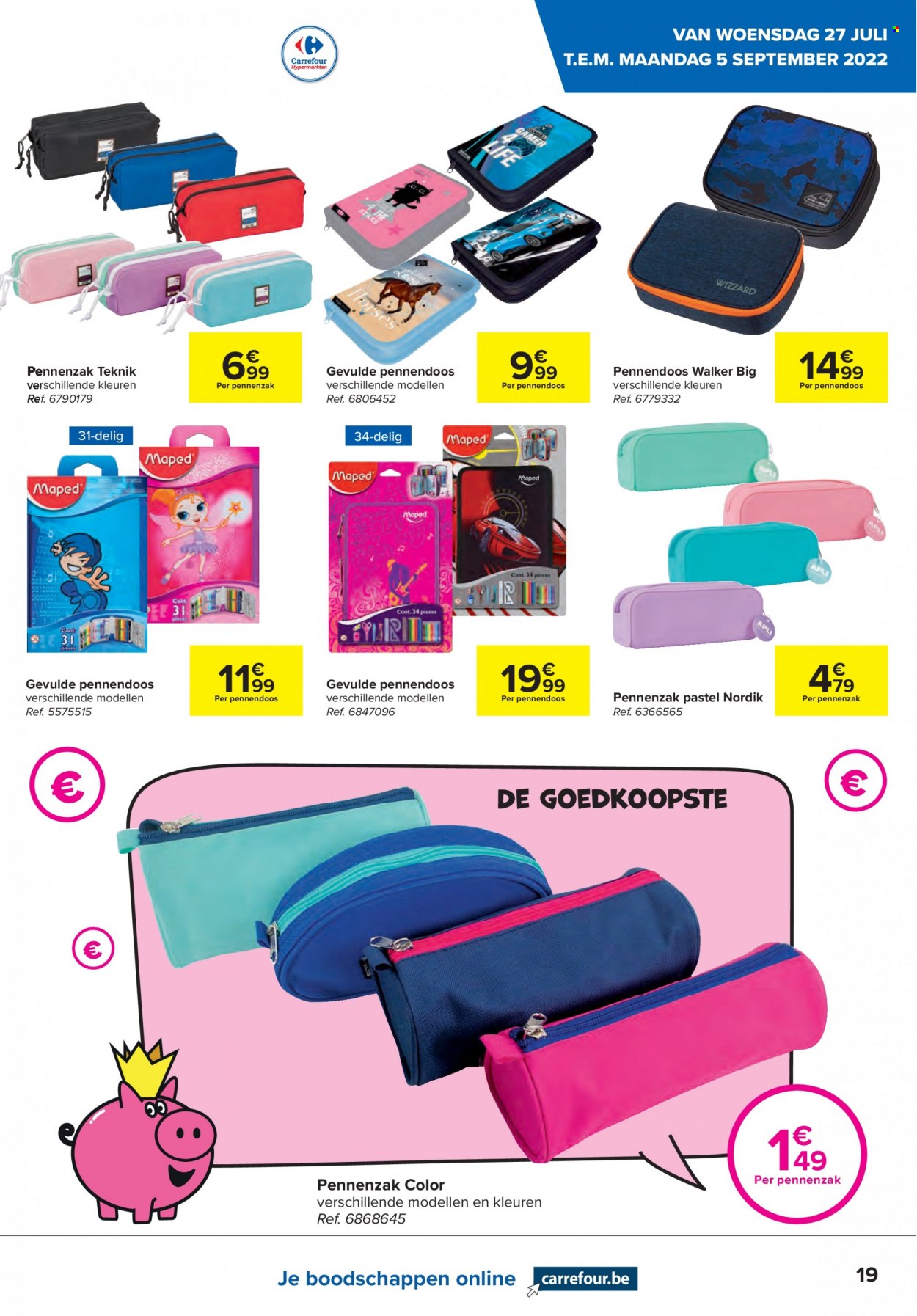 Catalogue Carrefour hypermarkt - 27.7.2022 - 5.9.2022. Page 19.