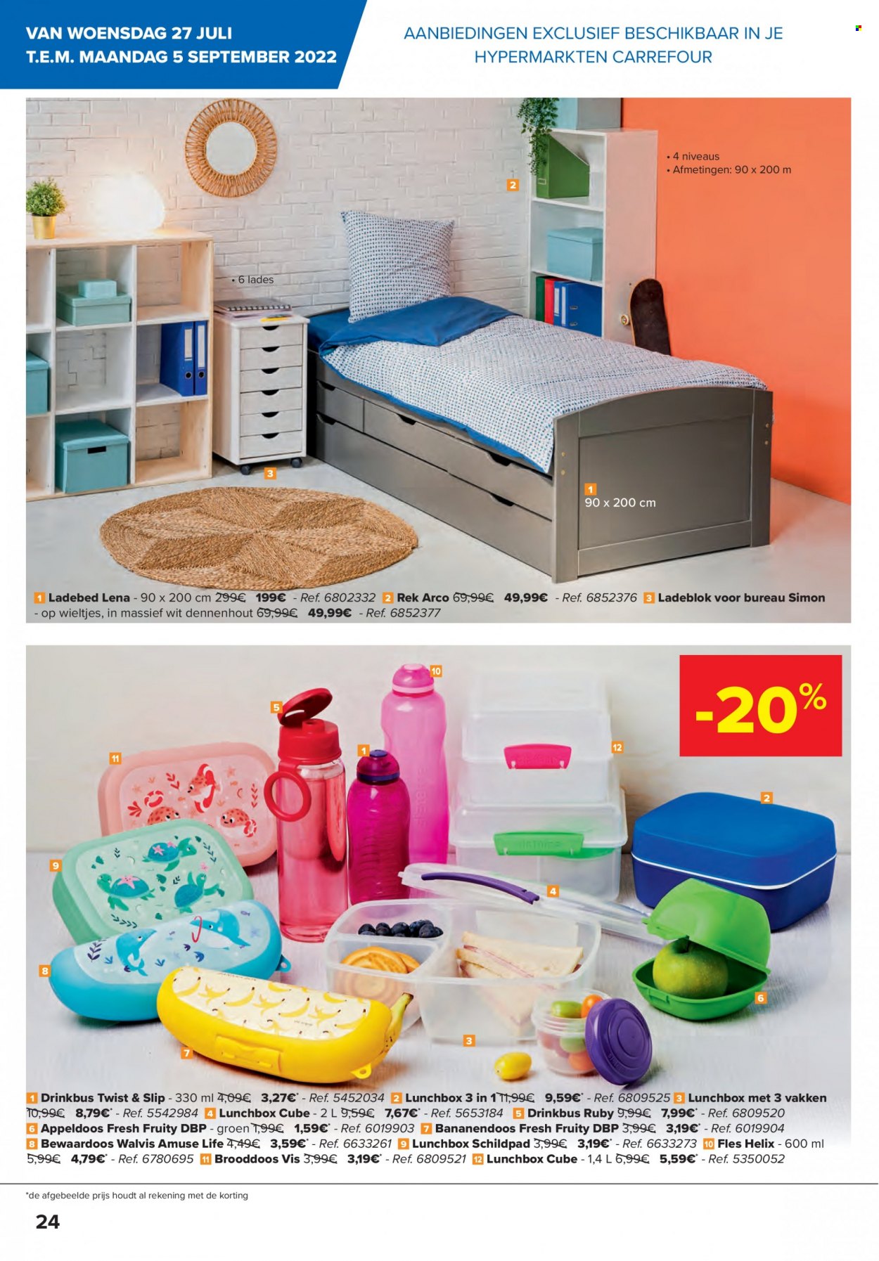 Catalogue Carrefour hypermarkt - 27.7.2022 - 5.9.2022. Page 24.