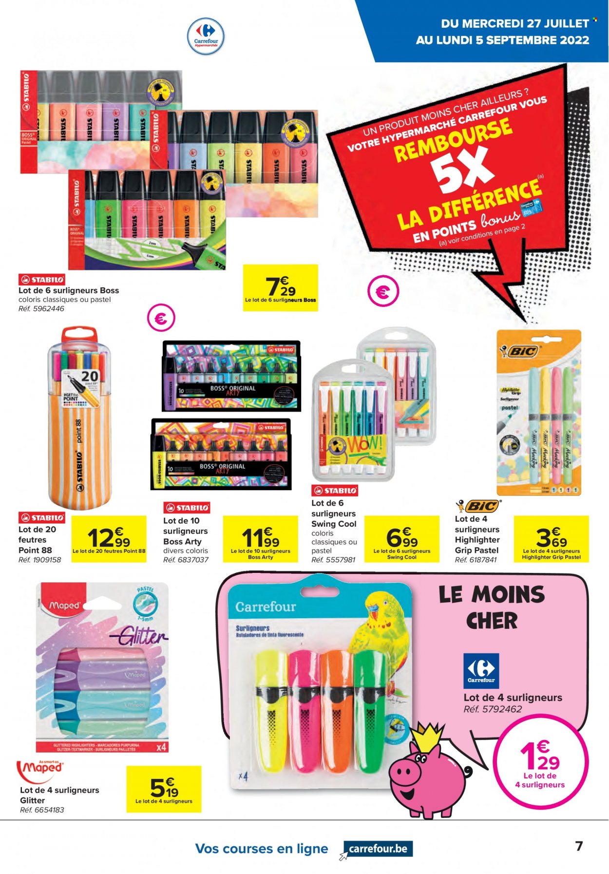 Catalogue Carrefour hypermarkt - 27.7.2022 - 5.9.2022. Page 7.