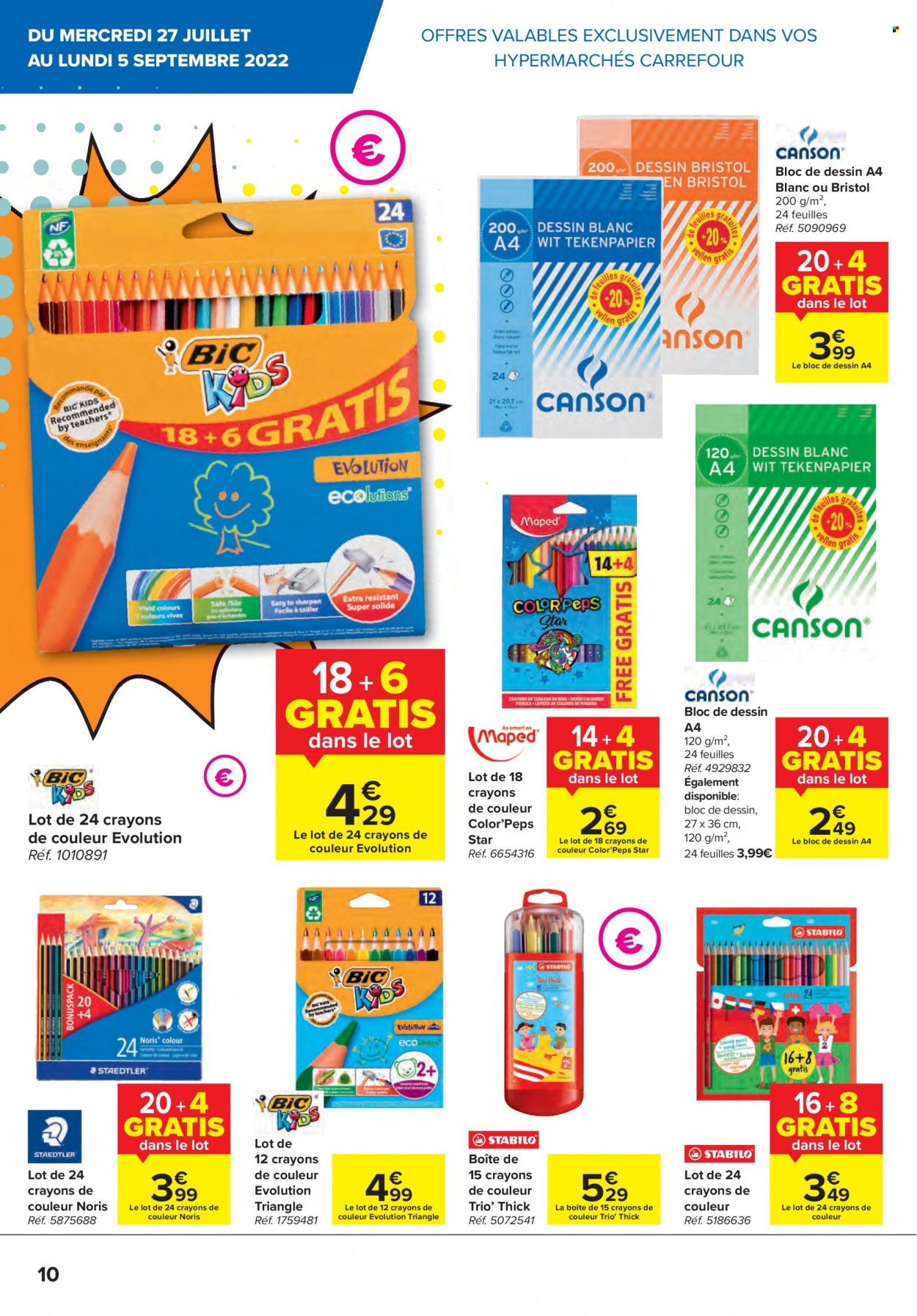Catalogue Carrefour hypermarkt - 27.7.2022 - 5.9.2022. Page 10.