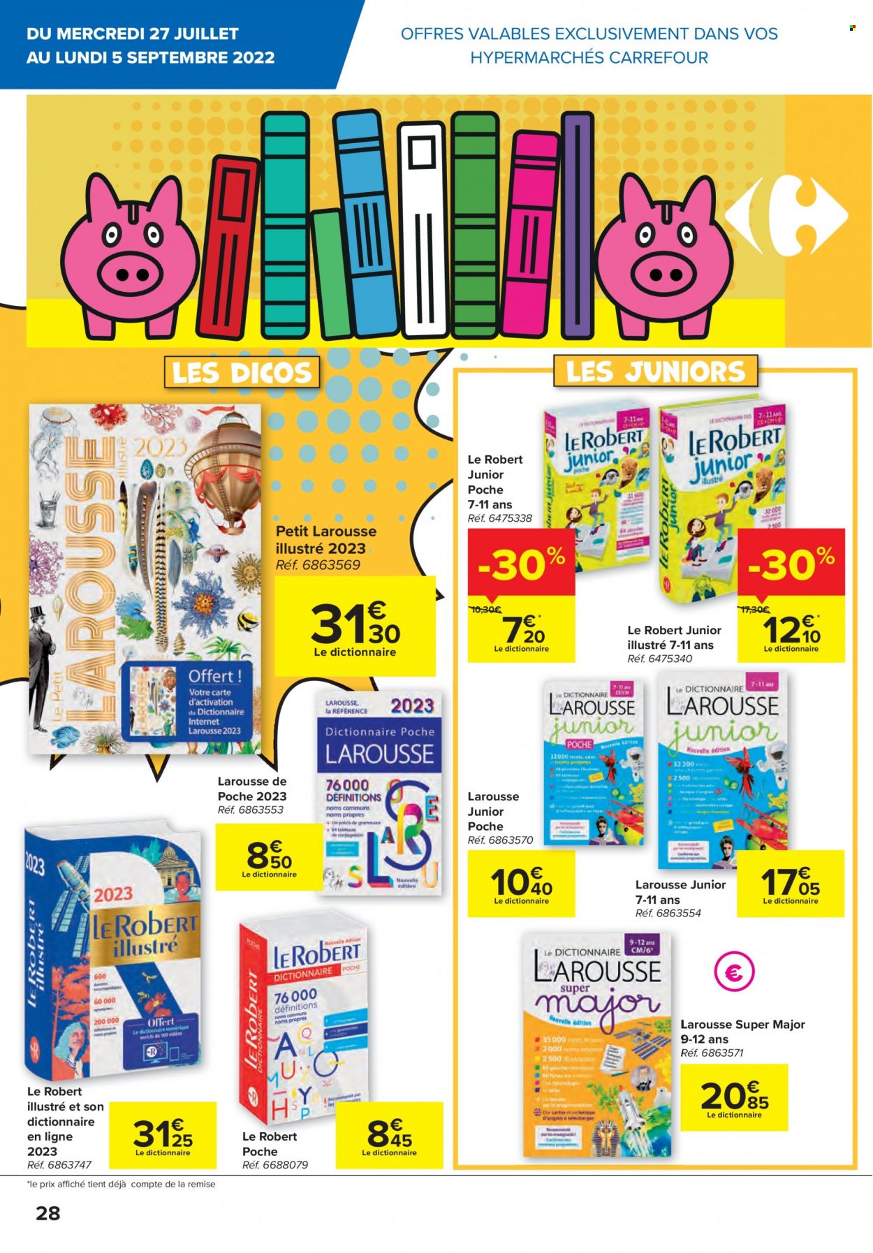 Catalogue Carrefour hypermarkt - 27.7.2022 - 5.9.2022. Page 28.