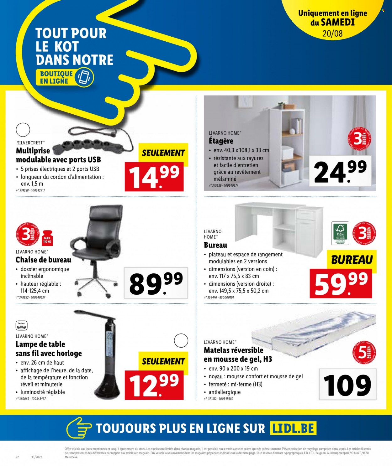 Catalogue Lidl - 16.8.2022 - 20.8.2022. Page 26.