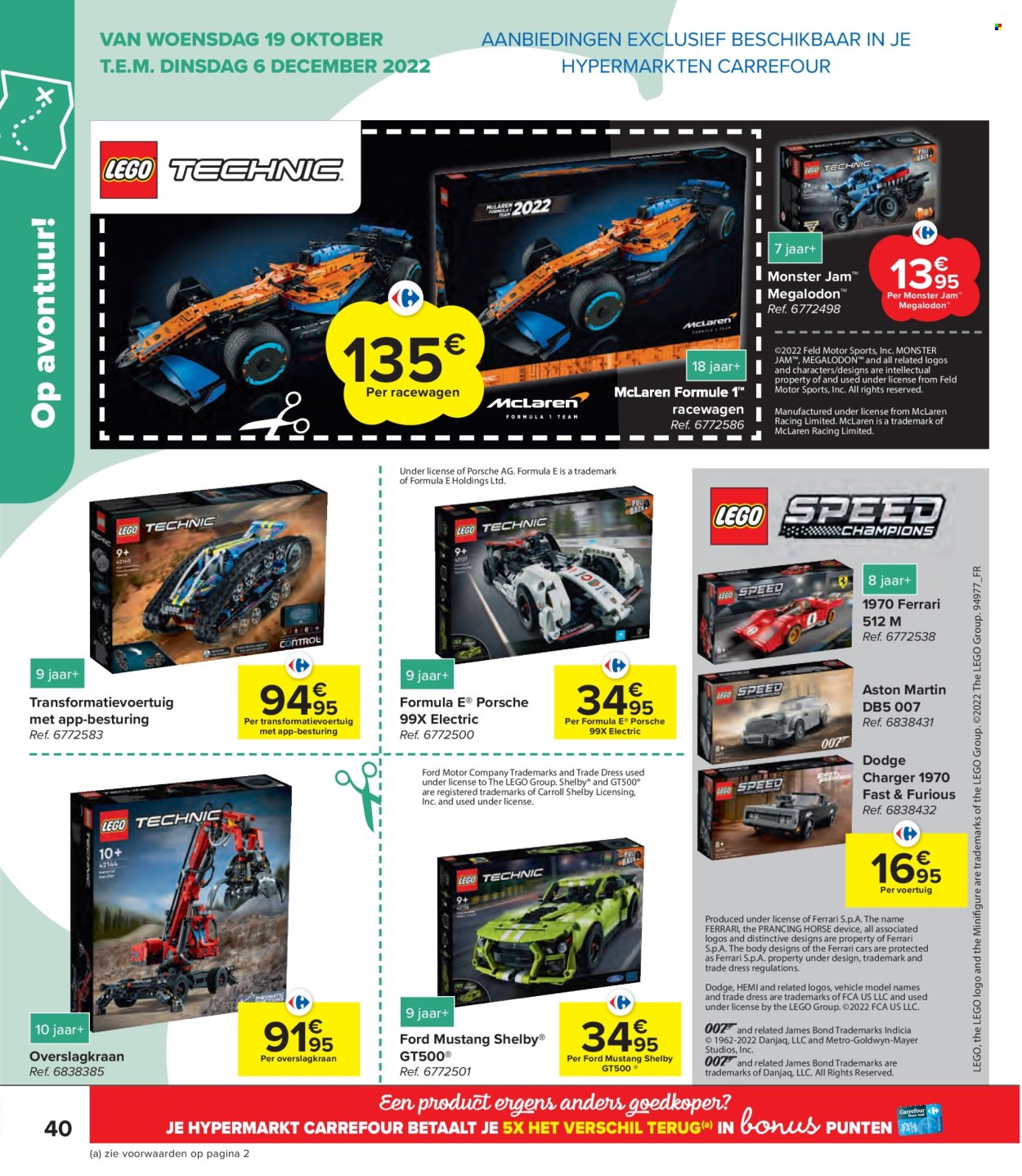 Catalogue Carrefour hypermarkt - 19.10.2022 - 6.12.2022. Page 40.