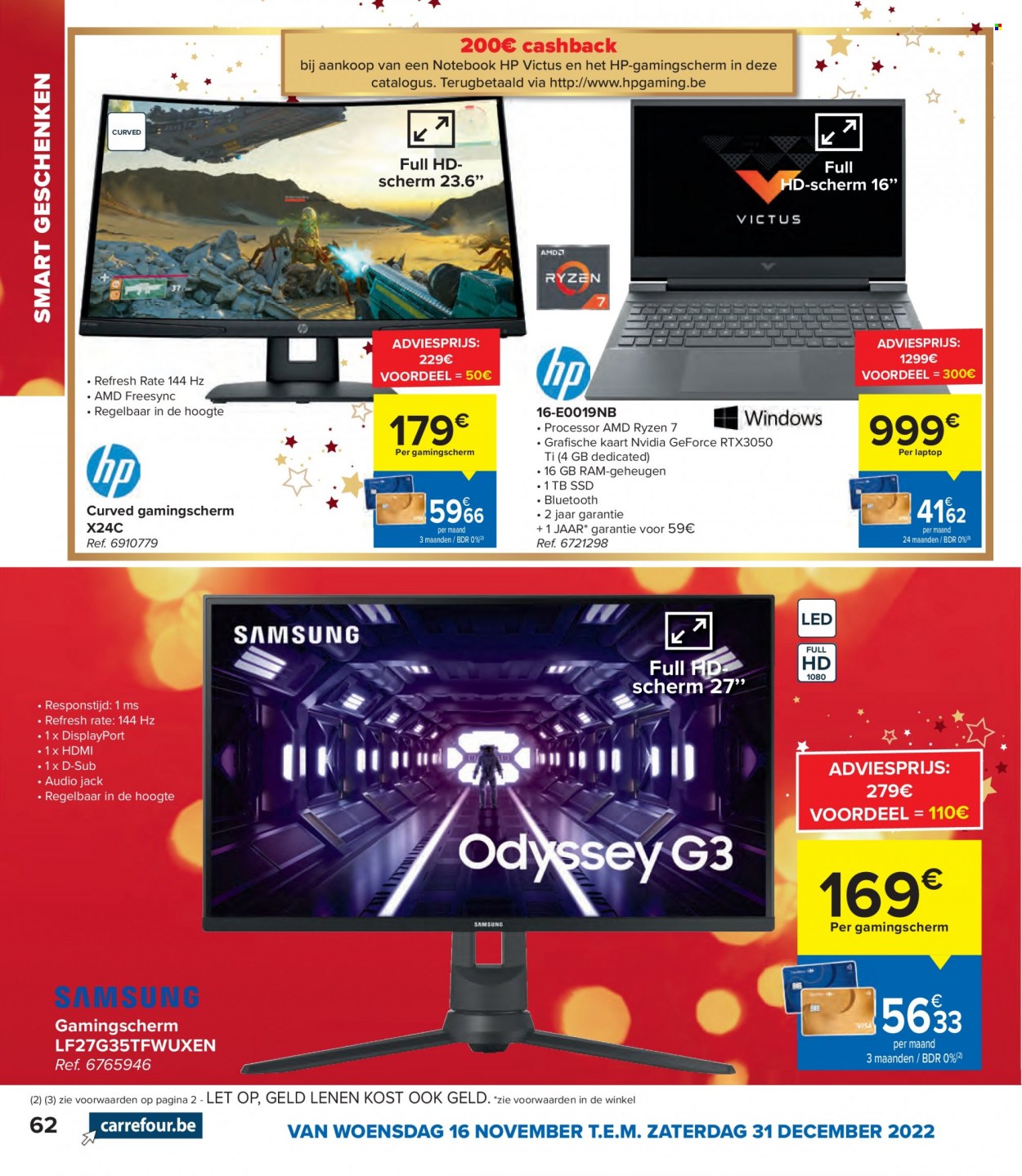 Catalogue Carrefour hypermarkt - 16.11.2022 - 31.12.2022. Page 62.