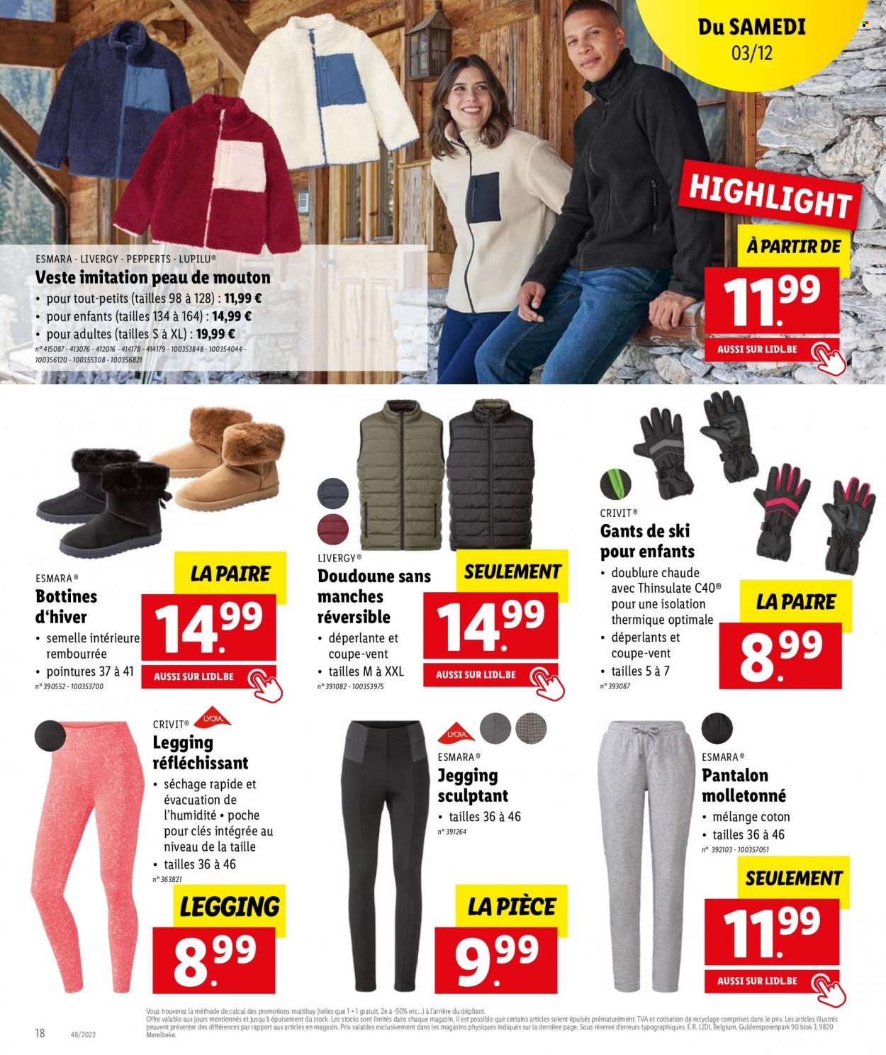 Catalogue Lidl - 28.11.2022 - 3.12.2022. Page 18.