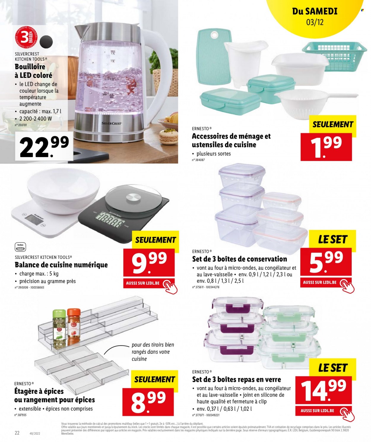 Catalogue Lidl - 28.11.2022 - 3.12.2022. Page 22.