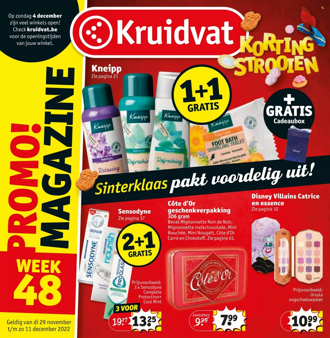 Catalogue Kruidvat - 29.11.2022 - 11.12.2022. Page 1.