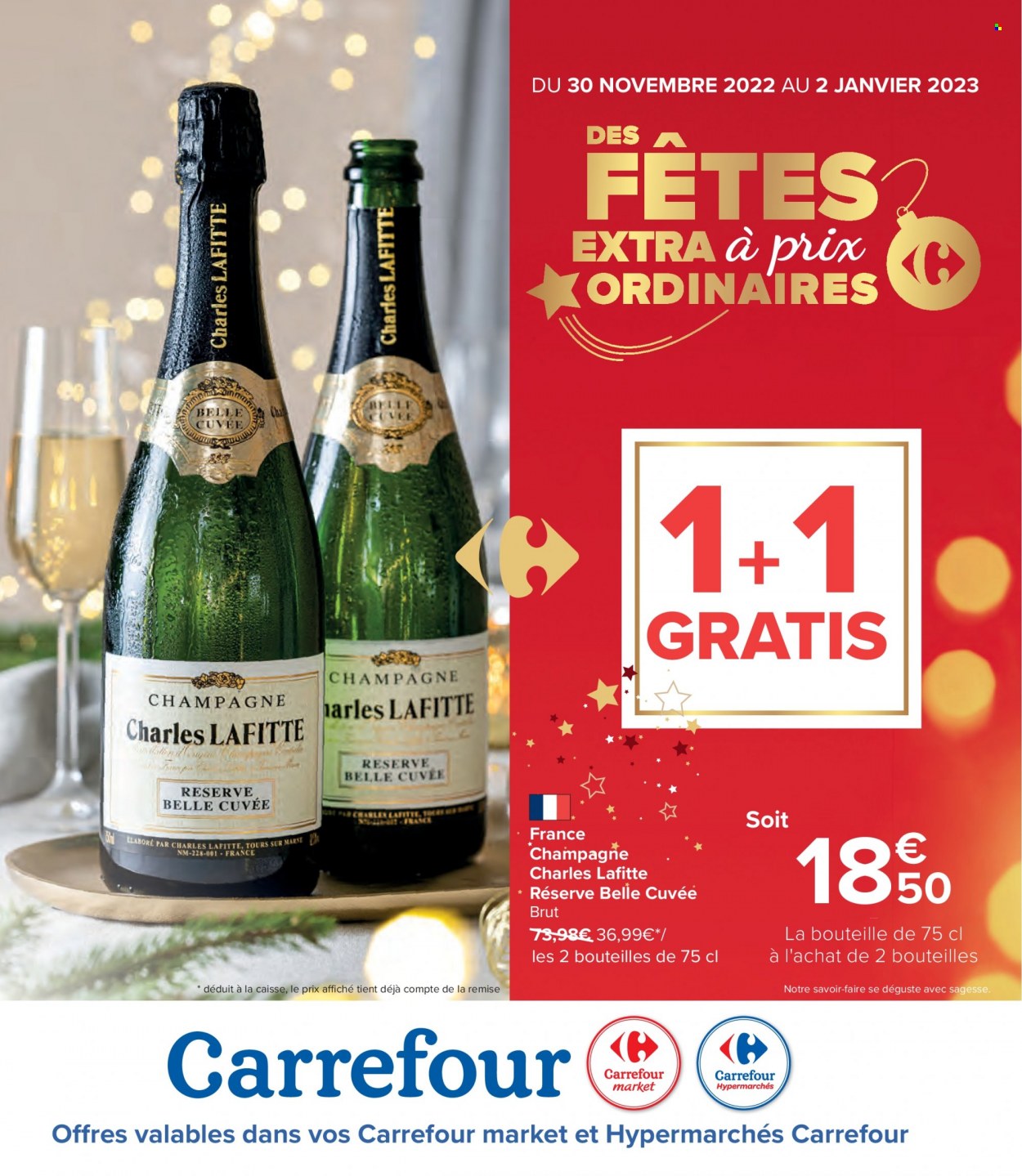 Catalogue Carrefour - 30.11.2022 - 2.1.2023. Page 1.
