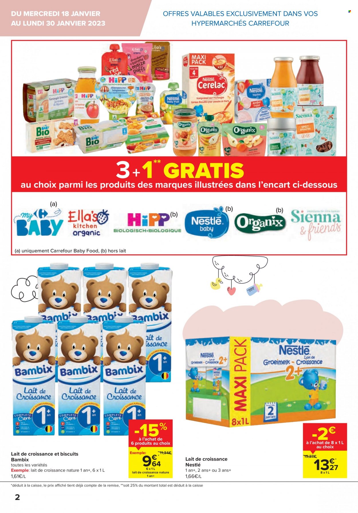 Catalogue Carrefour hypermarkt - 18.1.2023 - 30.1.2023. Page 2.
