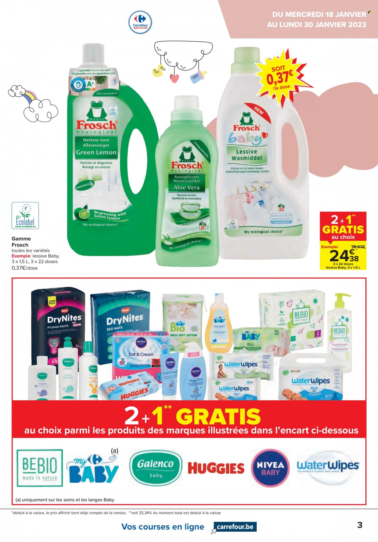 Catalogue Carrefour hypermarkt - 18.1.2023 - 30.1.2023. Page 3.
