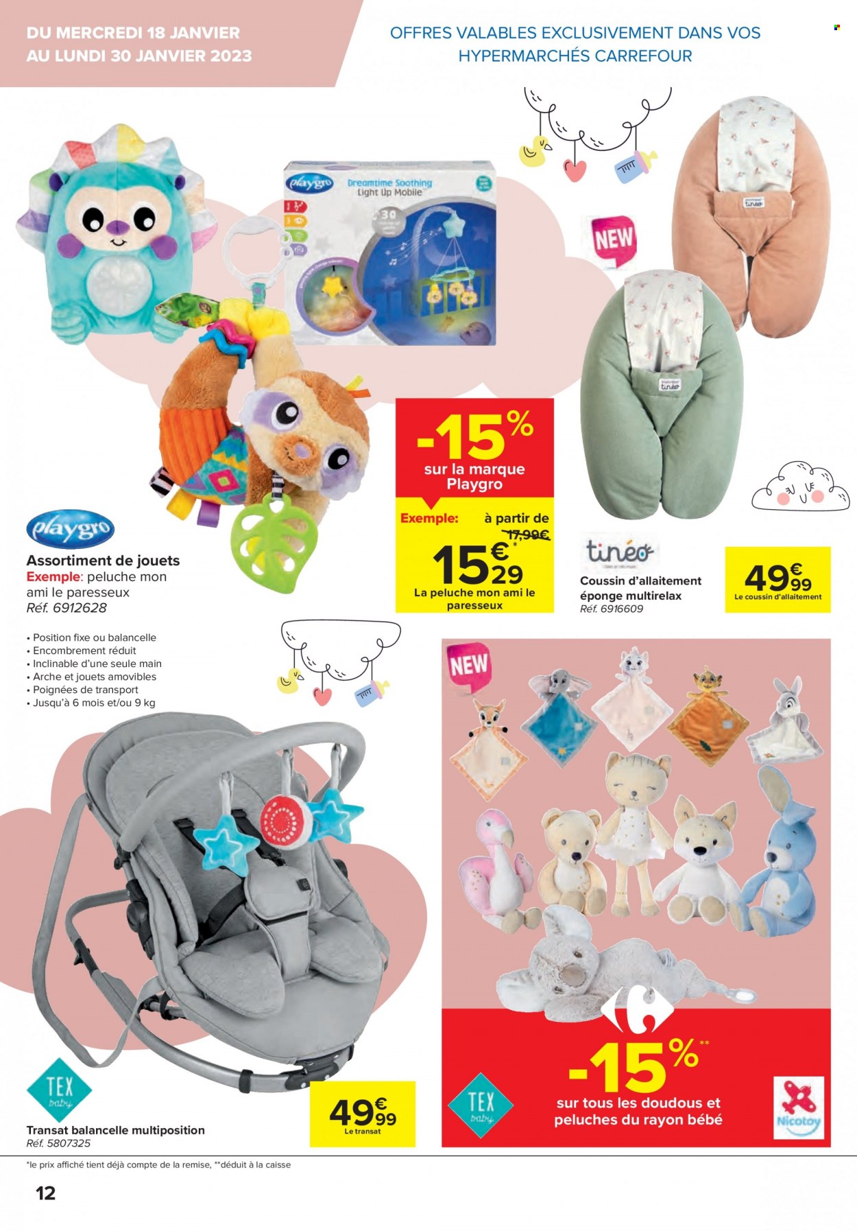 Catalogue Carrefour hypermarkt - 18.1.2023 - 30.1.2023. Page 12.