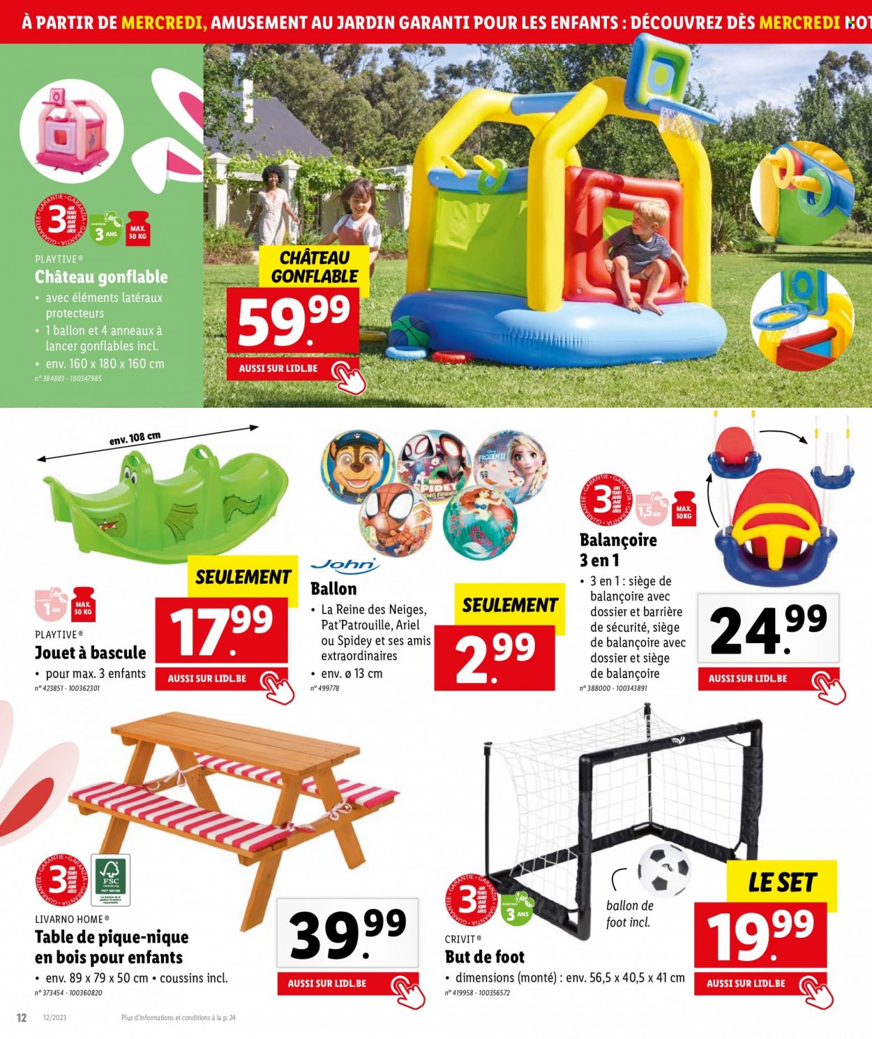 Catalogue Lidl - 22.3.2023 - 28.3.2023. Page 12.