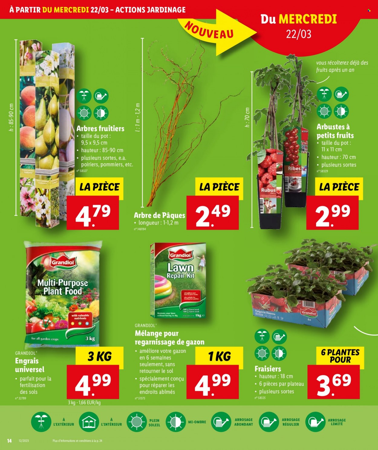 Catalogue Lidl - 22.3.2023 - 28.3.2023. Page 14.