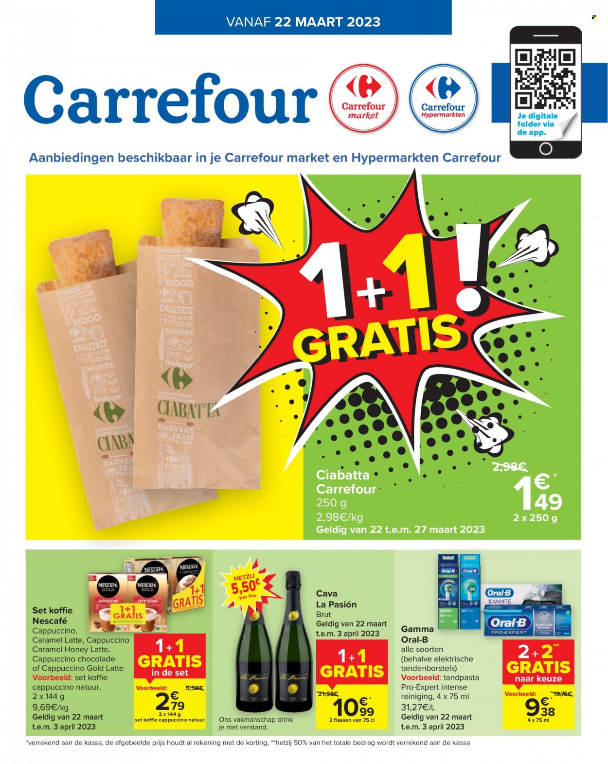 Catalogue Carrefour - 22.3.2023 - 3.4.2023. Page 1.