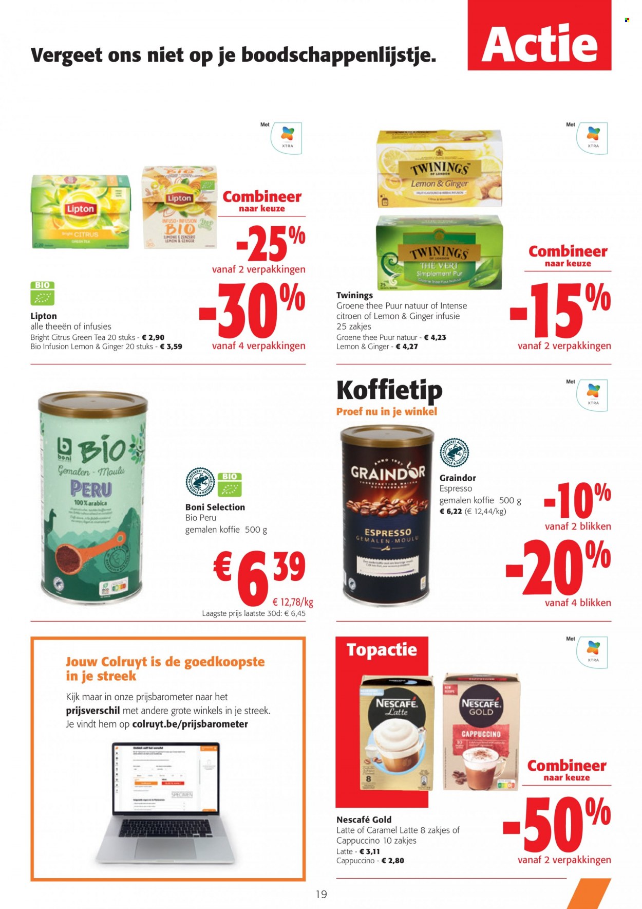 Catalogue Colruyt - 22.3.2023 - 4.4.2023. Page 19.