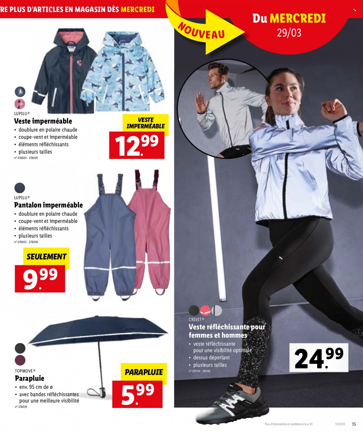 Catalogue Lidl - 29.3.2023 - 4.4.2023. Page 15.