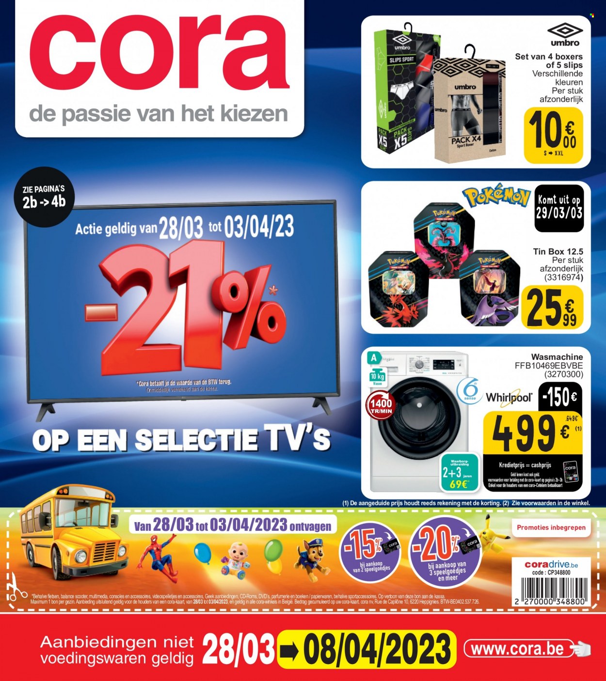 Catalogue Cora - 28.3.2023 - 8.4.2023. Page 1.