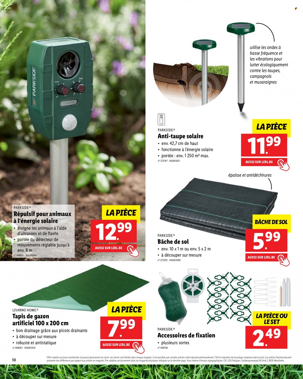 Catalogue Lidl. Page 10.