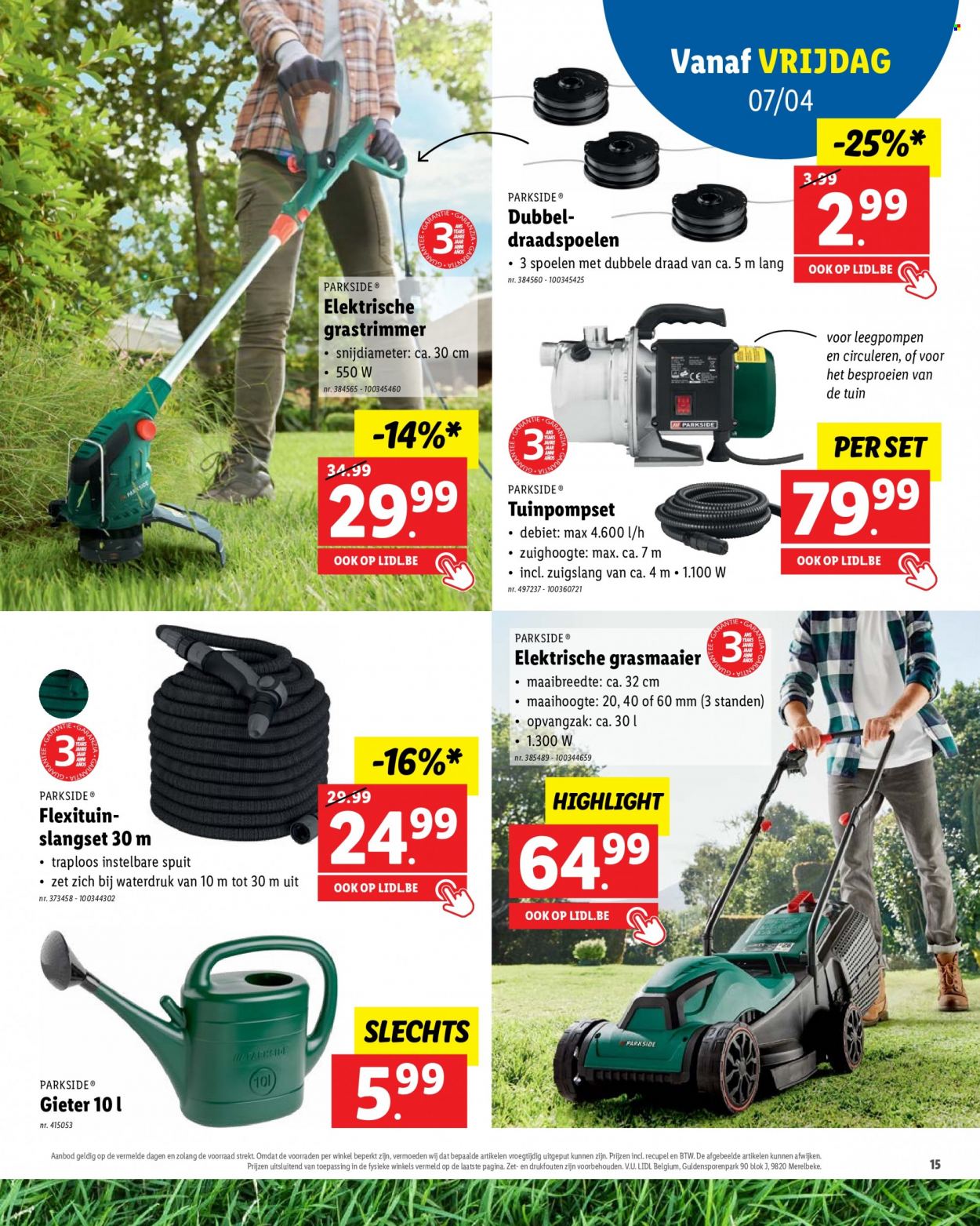 Catalogue Lidl. Page 15.