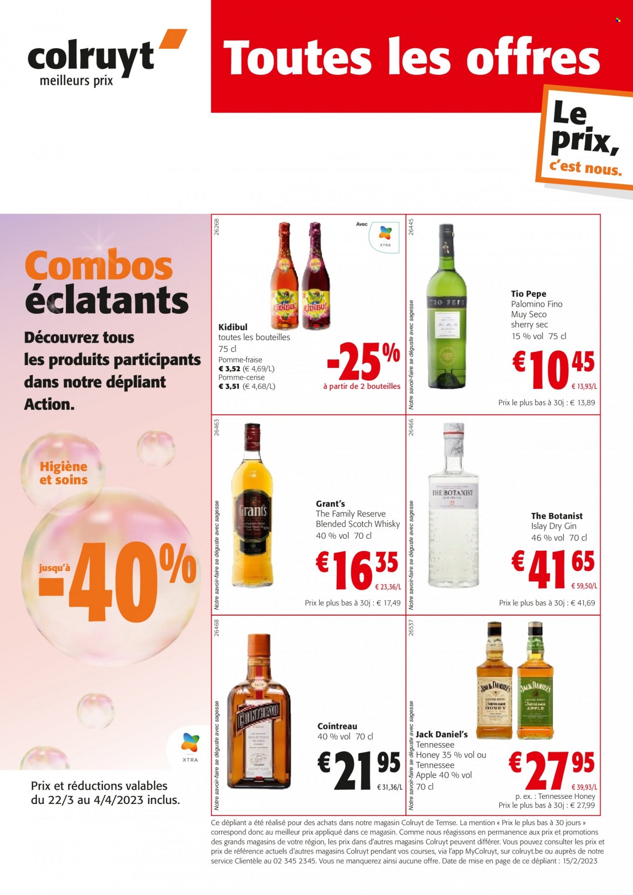 Catalogue Colruyt - 22.3.2023 - 4.4.2023. Page 1.
