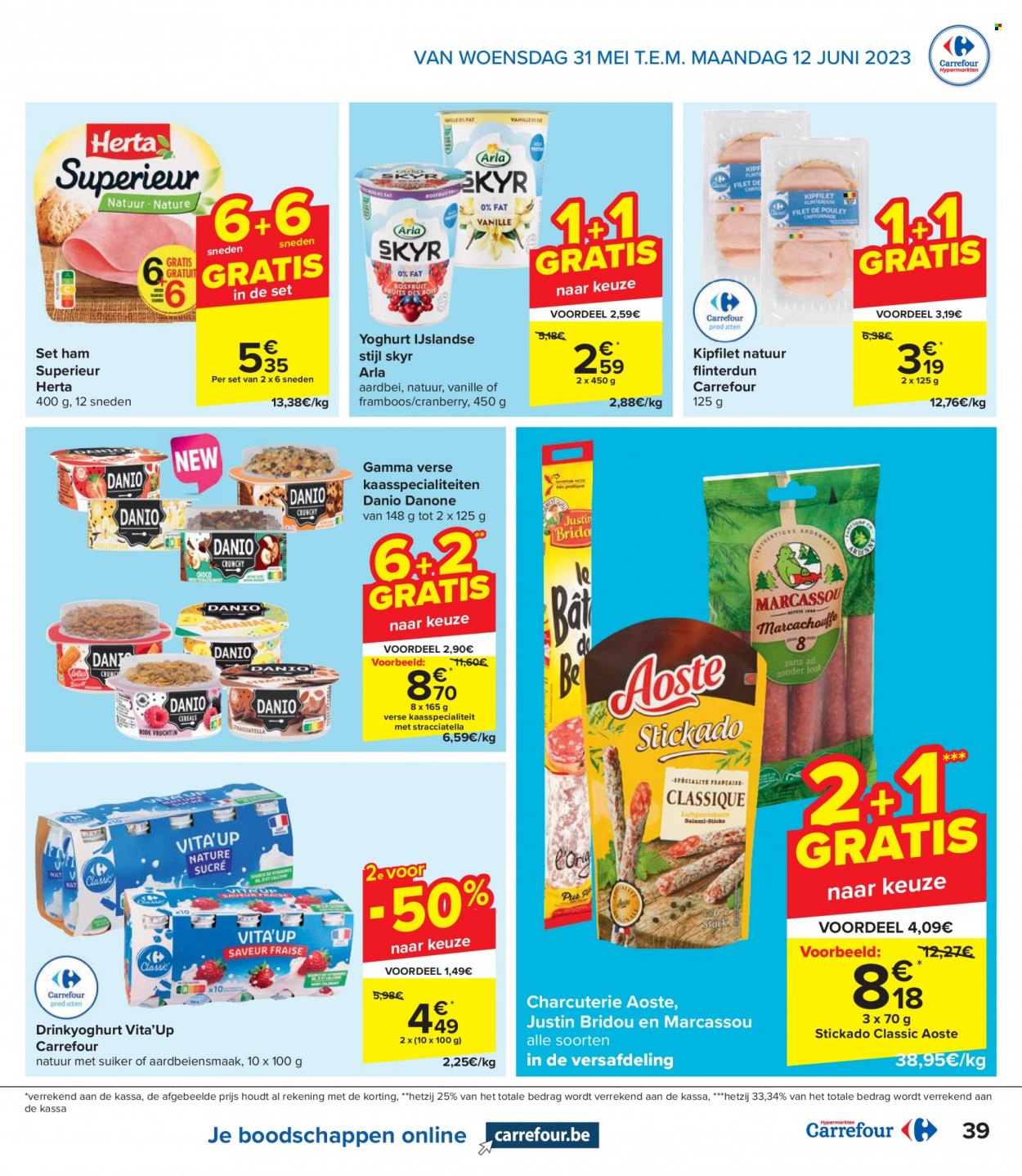Catalogue Carrefour hypermarkt - 31.5.2023 - 12.6.2023. Page 39.