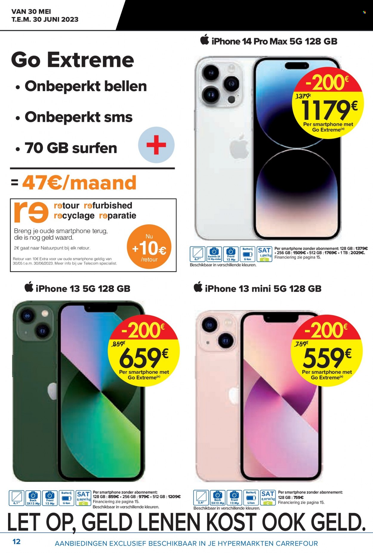 Catalogue Carrefour hypermarkt - 30.5.2023 - 30.6.2023. Page 12.