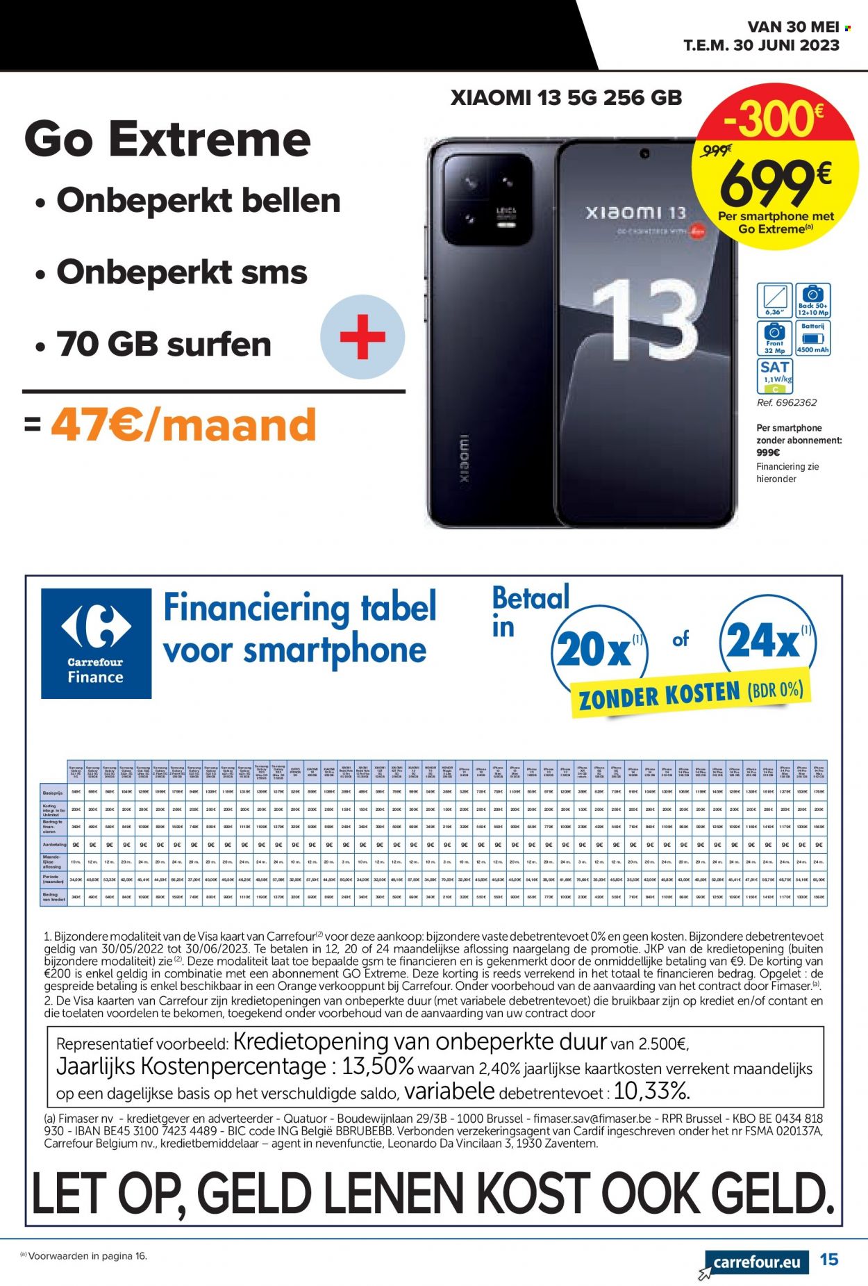 Catalogue Carrefour hypermarkt - 30.5.2023 - 30.6.2023. Page 15.