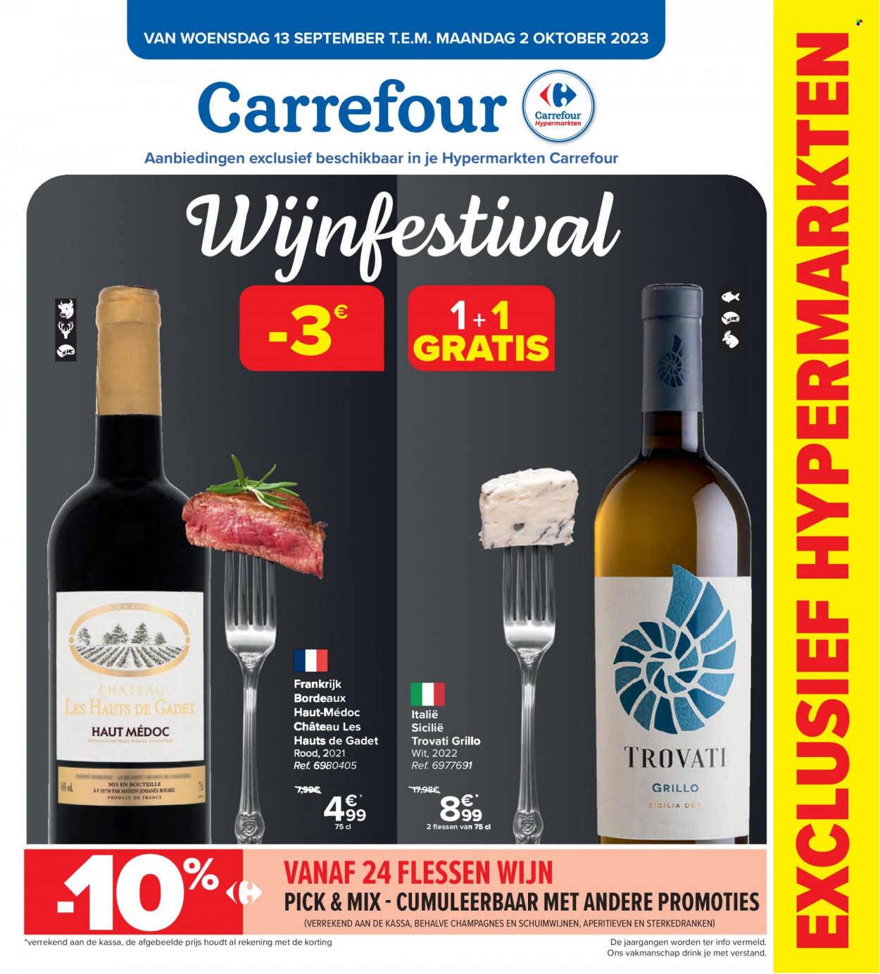 Catalogue Carrefour hypermarkt - 13.9.2023 - 2.10.2023. Page 1.