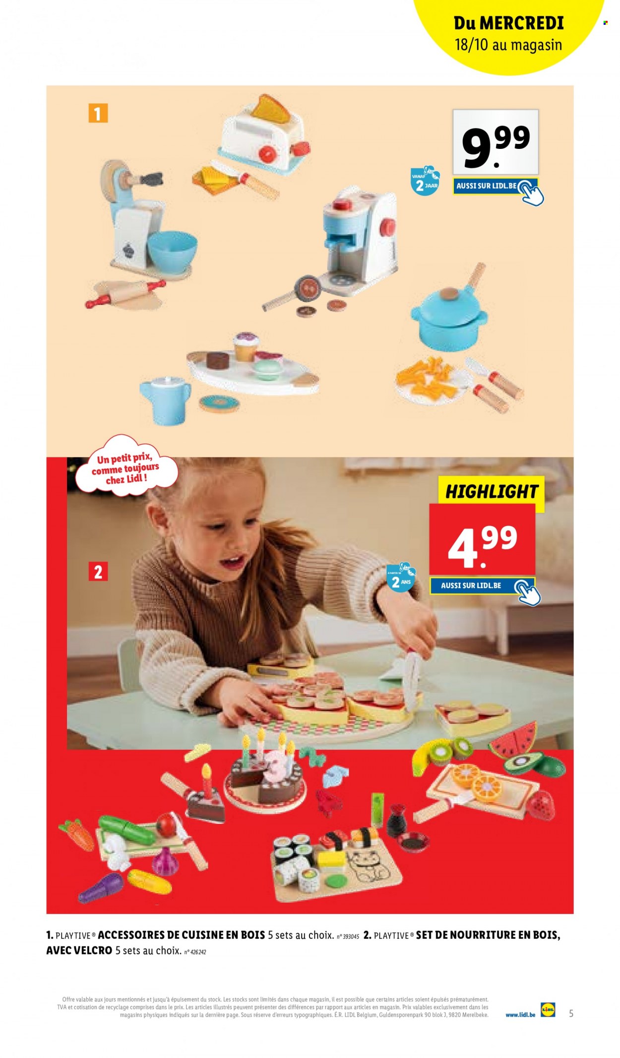 Catalogue Lidl. Page 5.