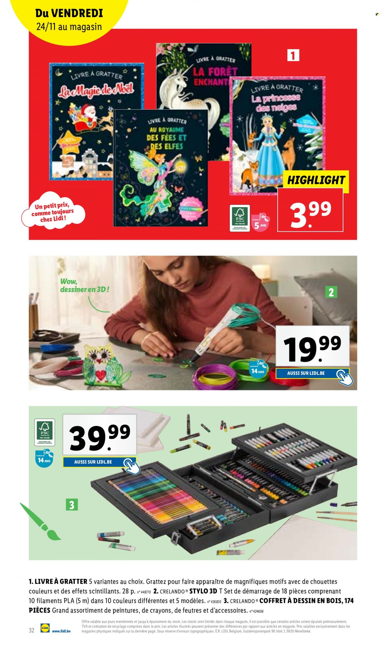 Catalogue Lidl. Page 32.