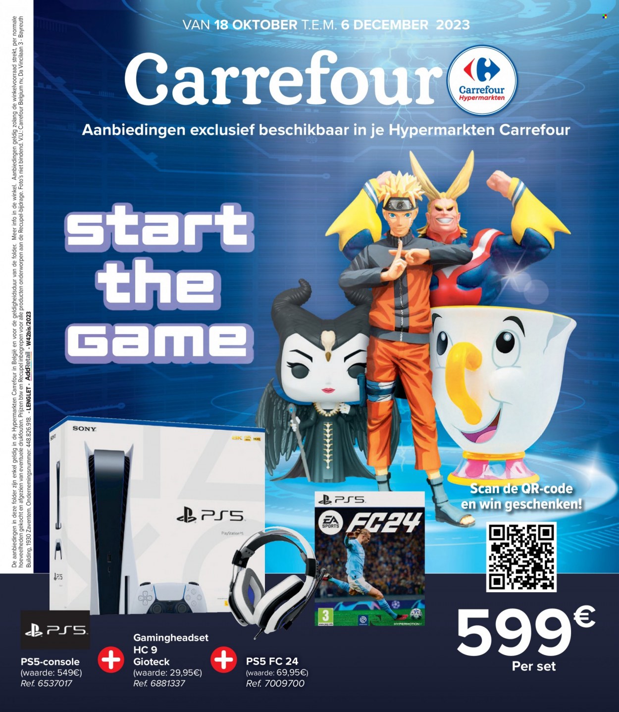 Catalogue Carrefour hypermarkt - 18.10.2023 - 6.12.2023. Page 1.