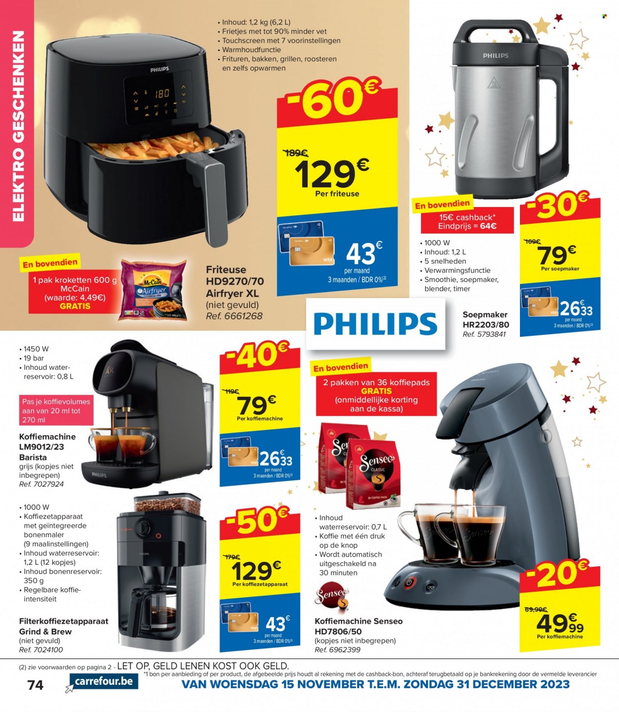 Catalogue Carrefour hypermarkt - 15.11.2023 - 31.12.2023. Page 74.
