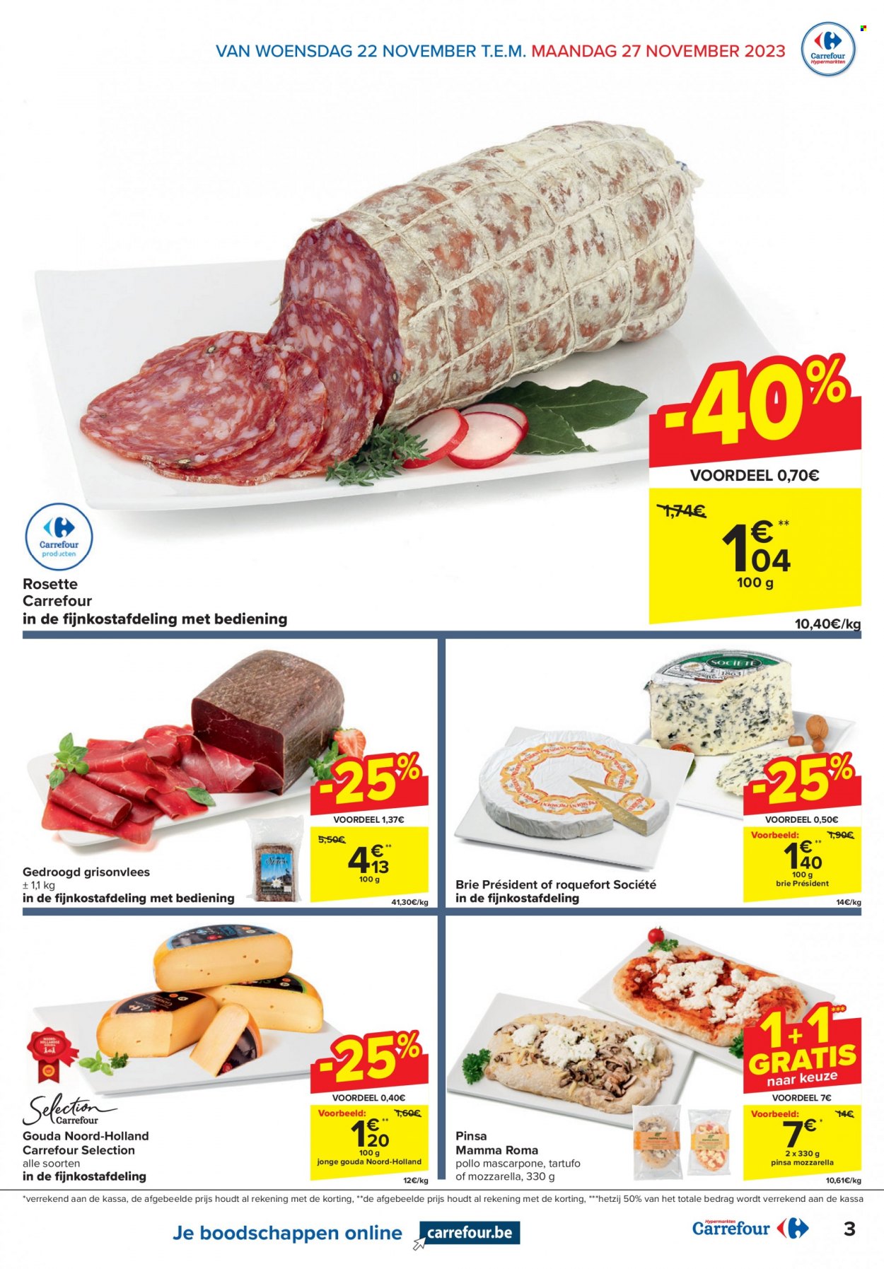 Catalogue Carrefour hypermarkt - 22.11.2023 - 4.12.2023. Page 3.