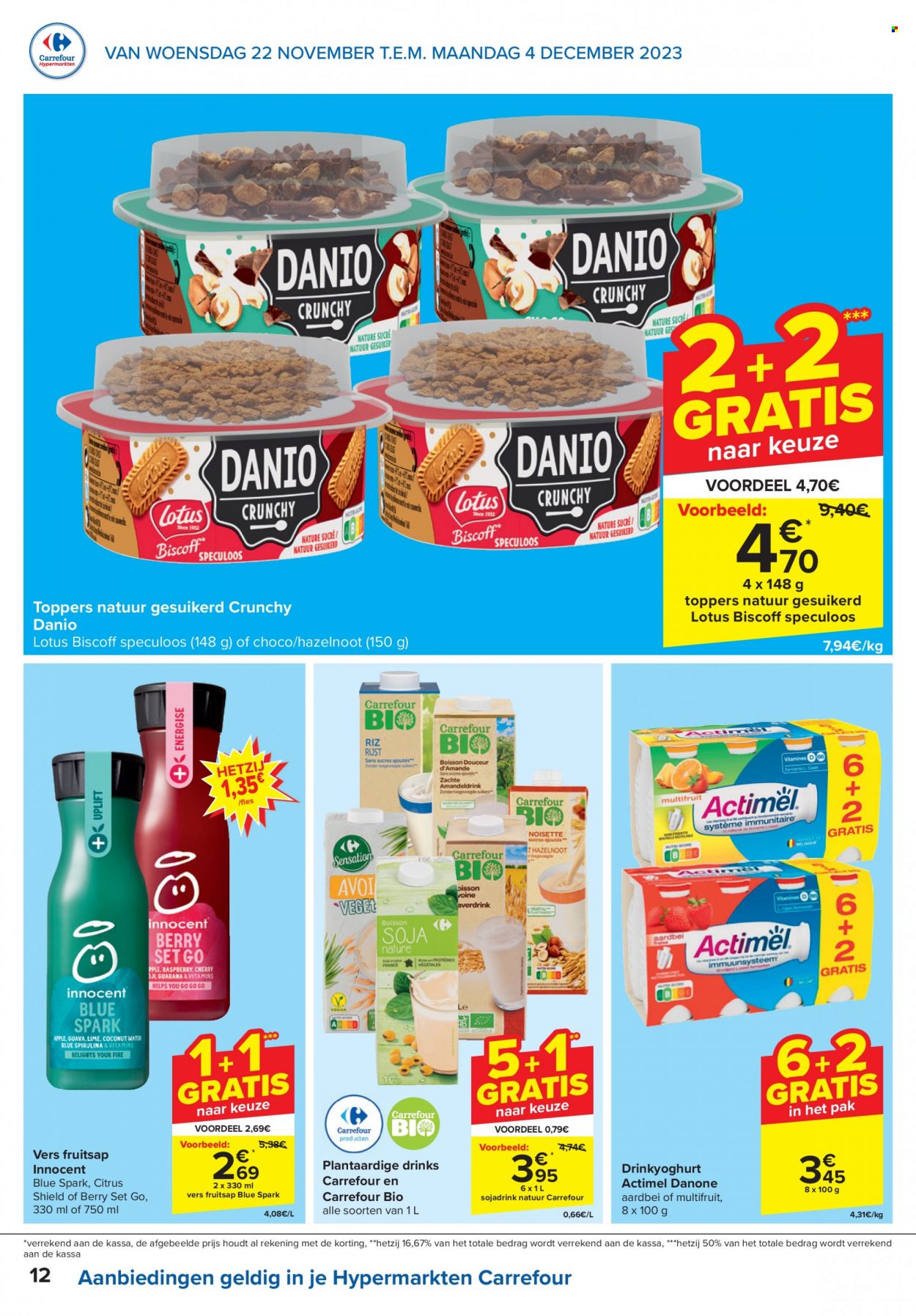 Catalogue Carrefour hypermarkt - 22.11.2023 - 4.12.2023. Page 12.