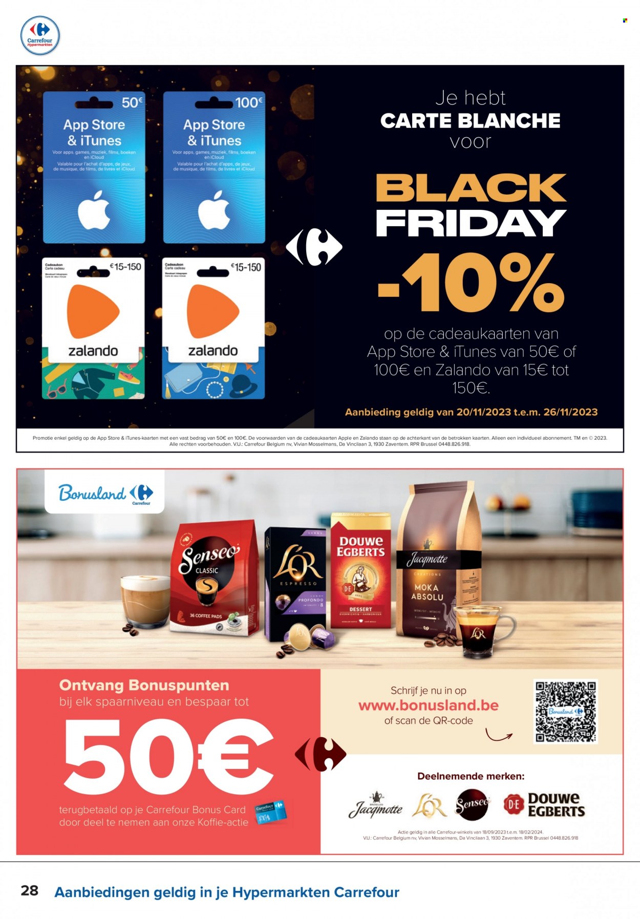 Catalogue Carrefour hypermarkt - 22.11.2023 - 4.12.2023. Page 28.