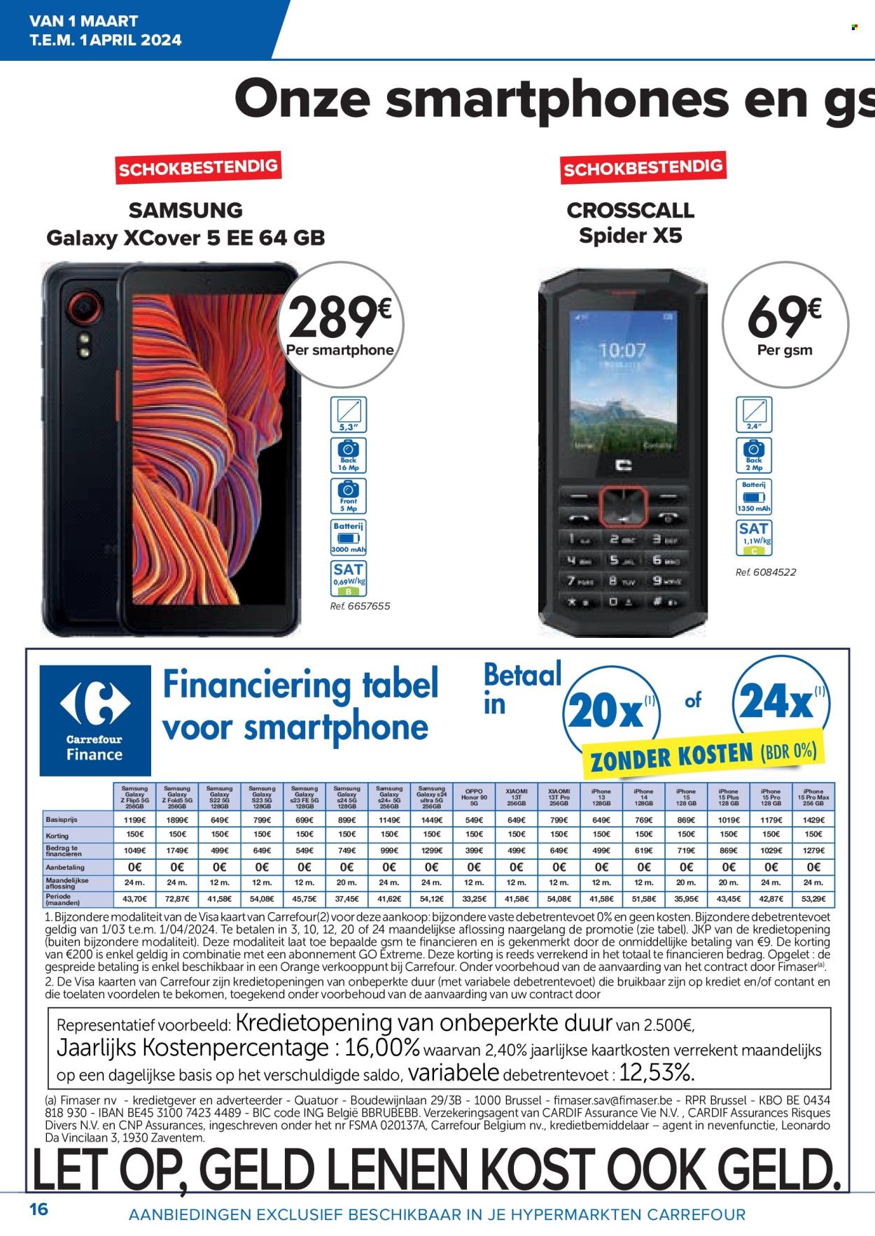 Catalogue Carrefour hypermarkt - 1.3.2024 - 1.4.2024. Page 16.