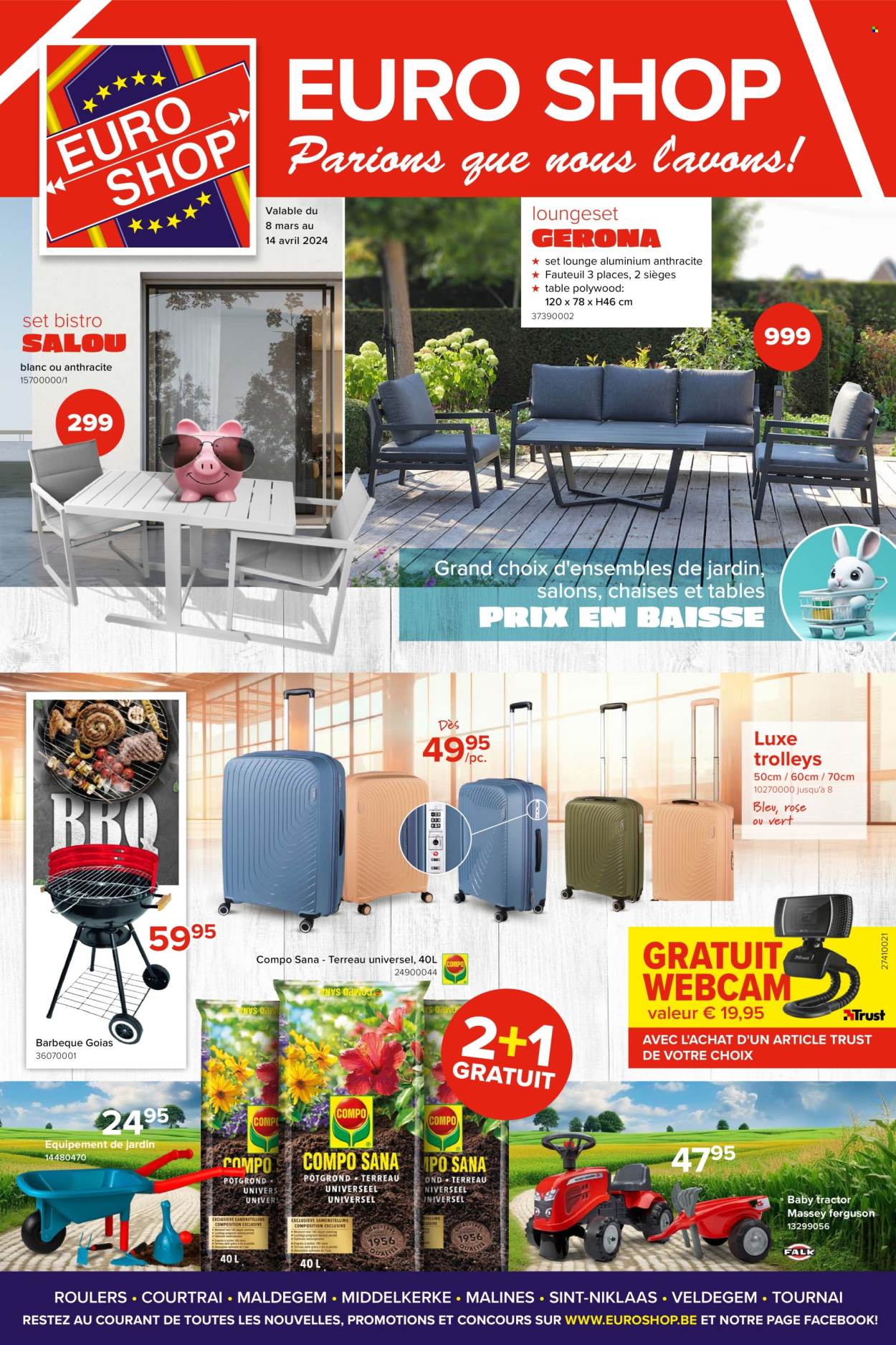 Catalogue Euro Shop - 8.3.2024 - 14.4.2024. Page 1.